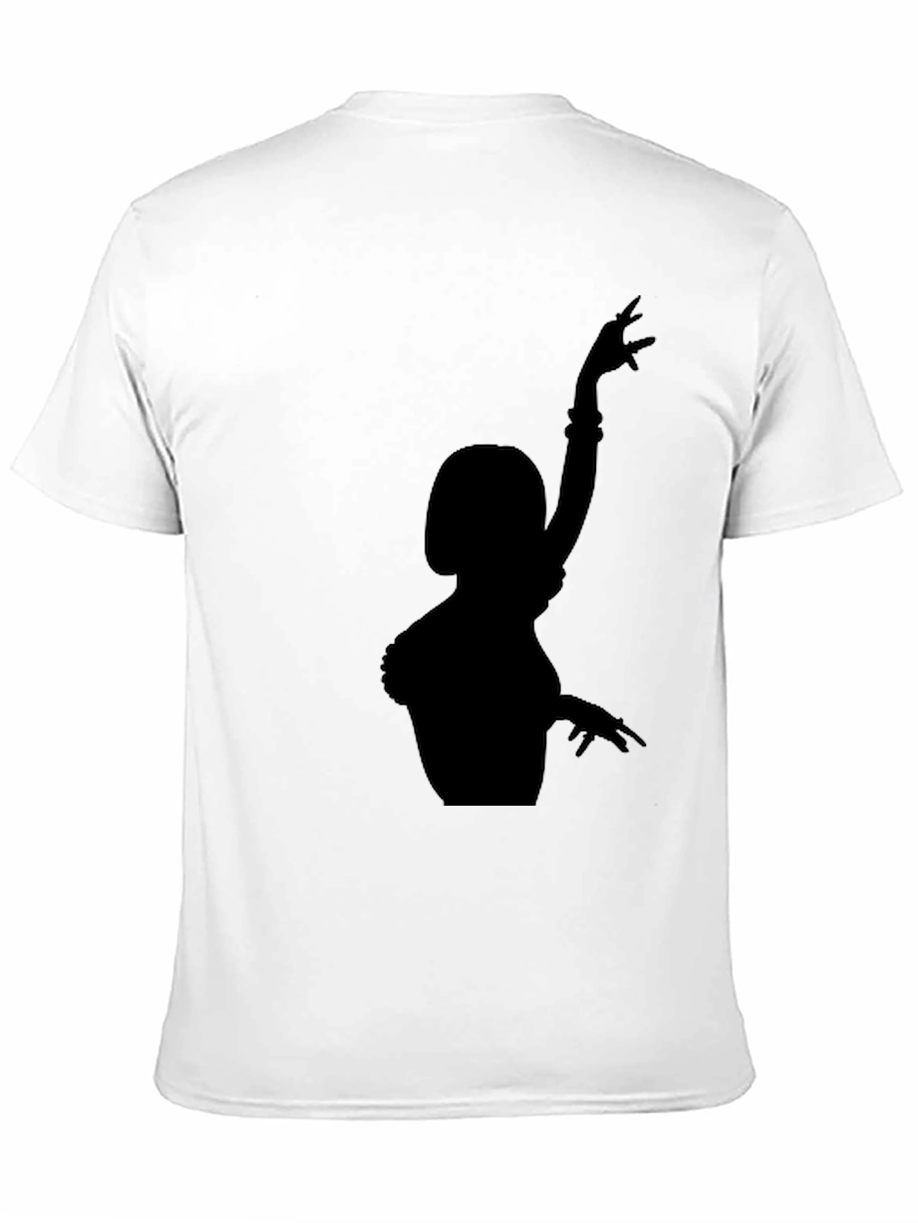 Black Silhouette Dancer Black T-Shirt view 11