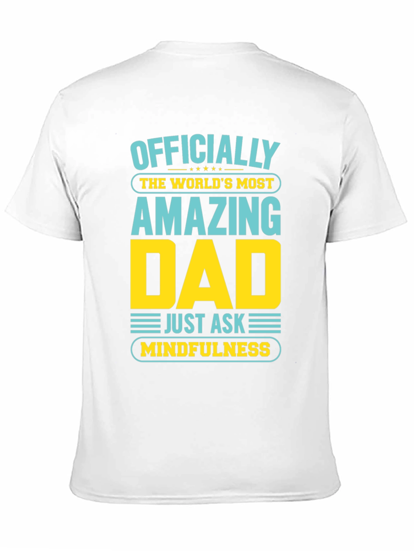 Black Officially Amazing Dad Graphic T-Shirt view 11