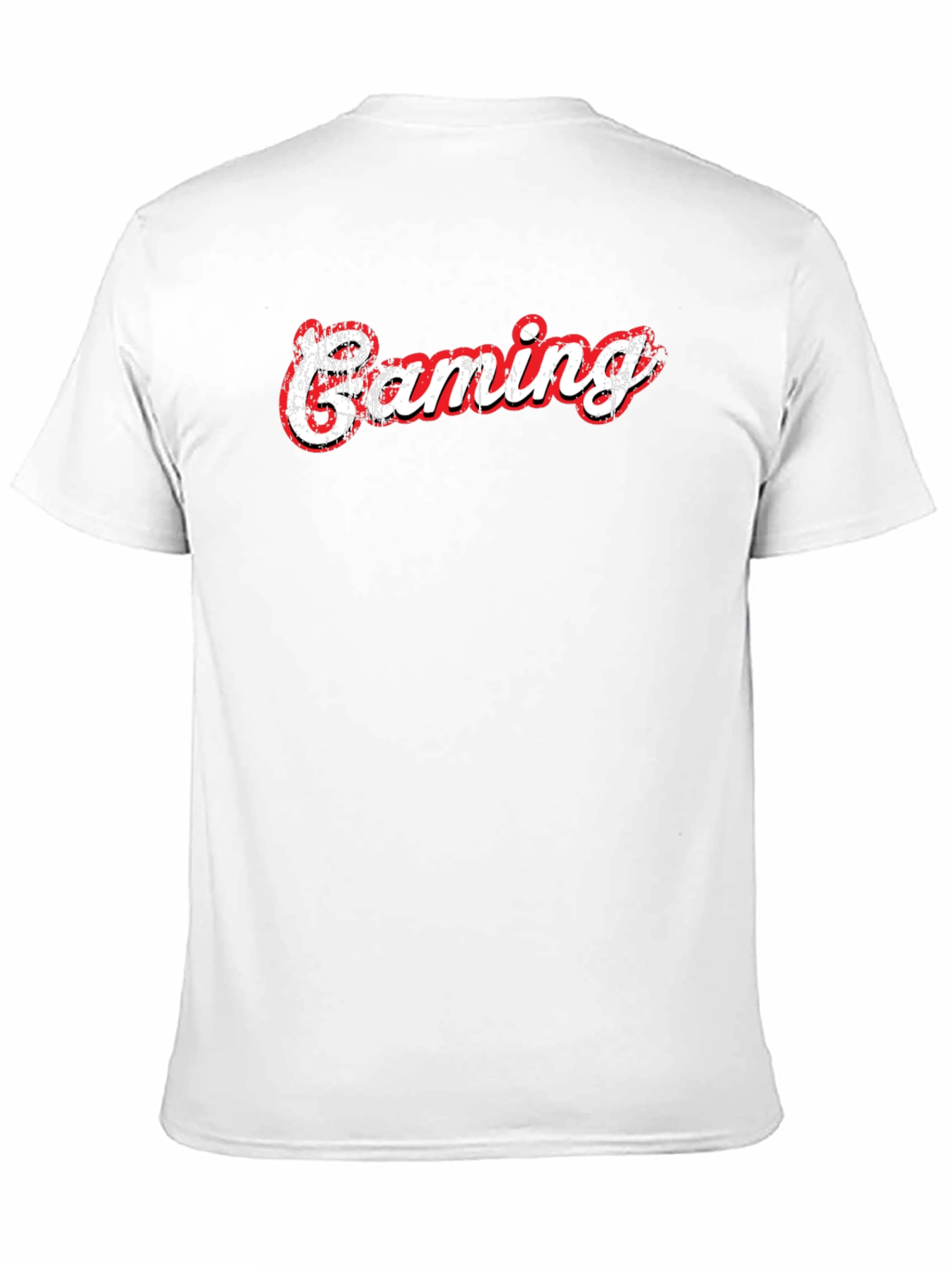 Black Gaming T-Shirt - Black Cotton Graphic Tee view 11