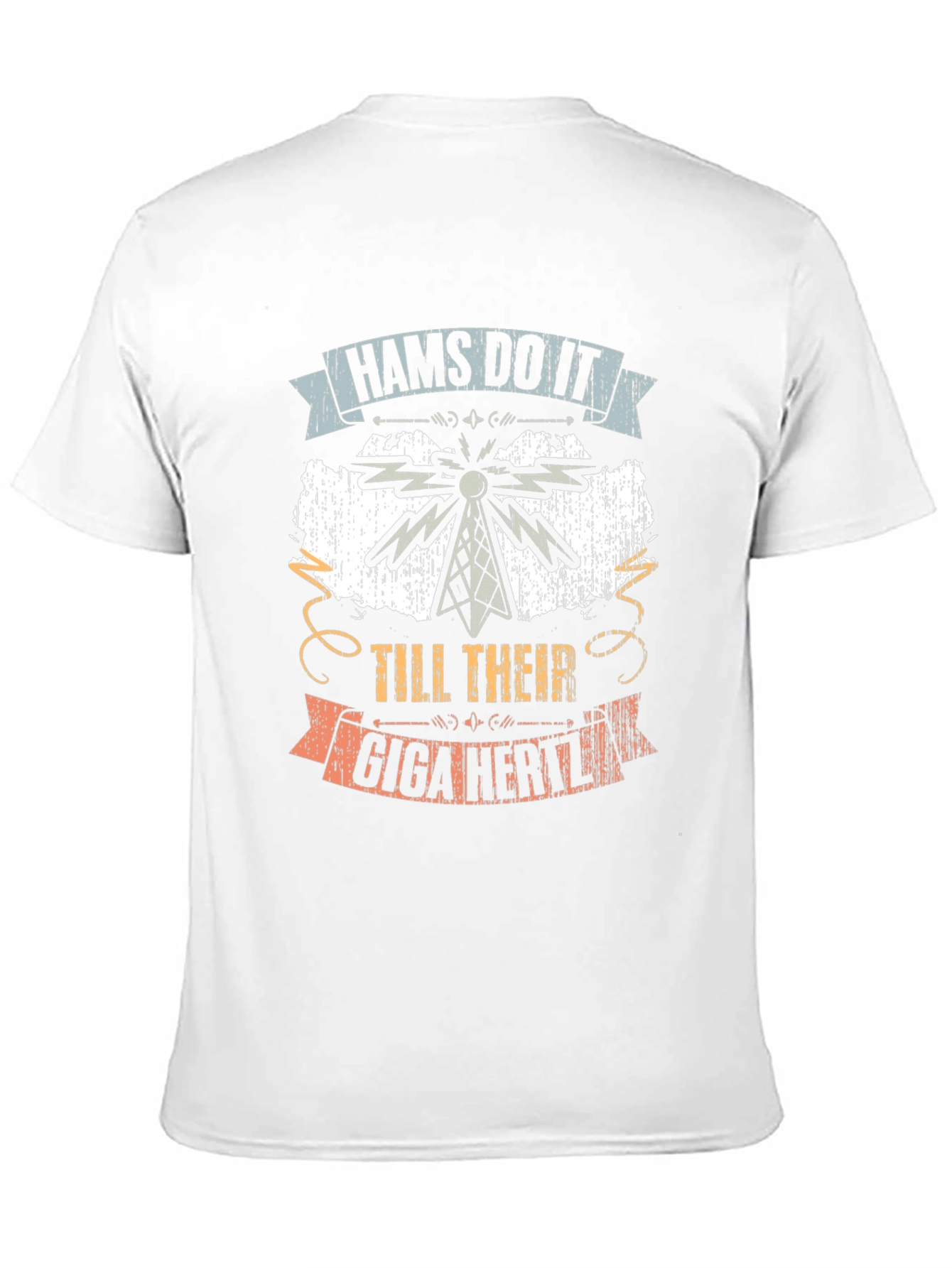 Black Hams Do It Radio Operator T-Shirt view 11
