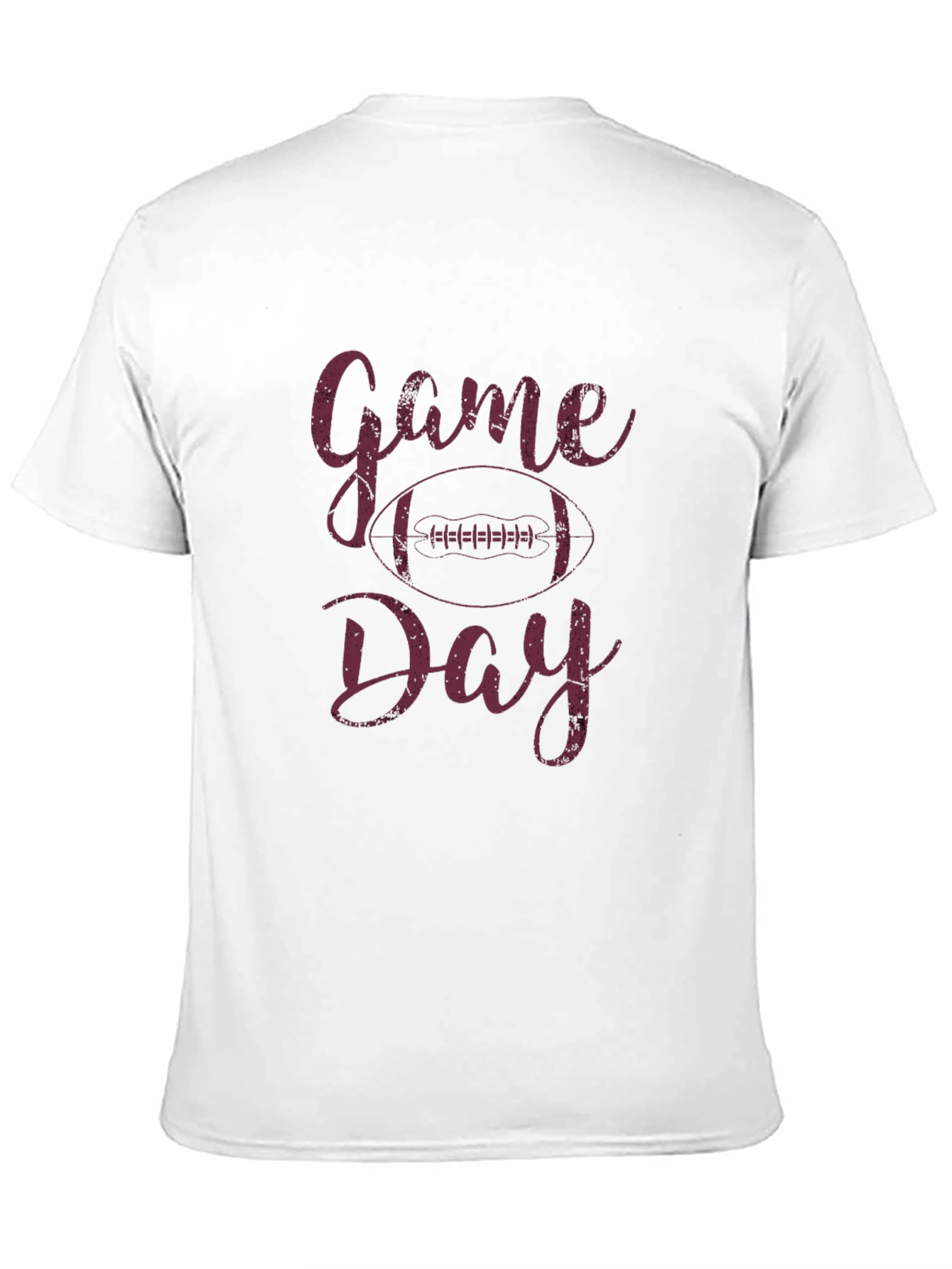 Black Game Day Football T-Shirt view 11