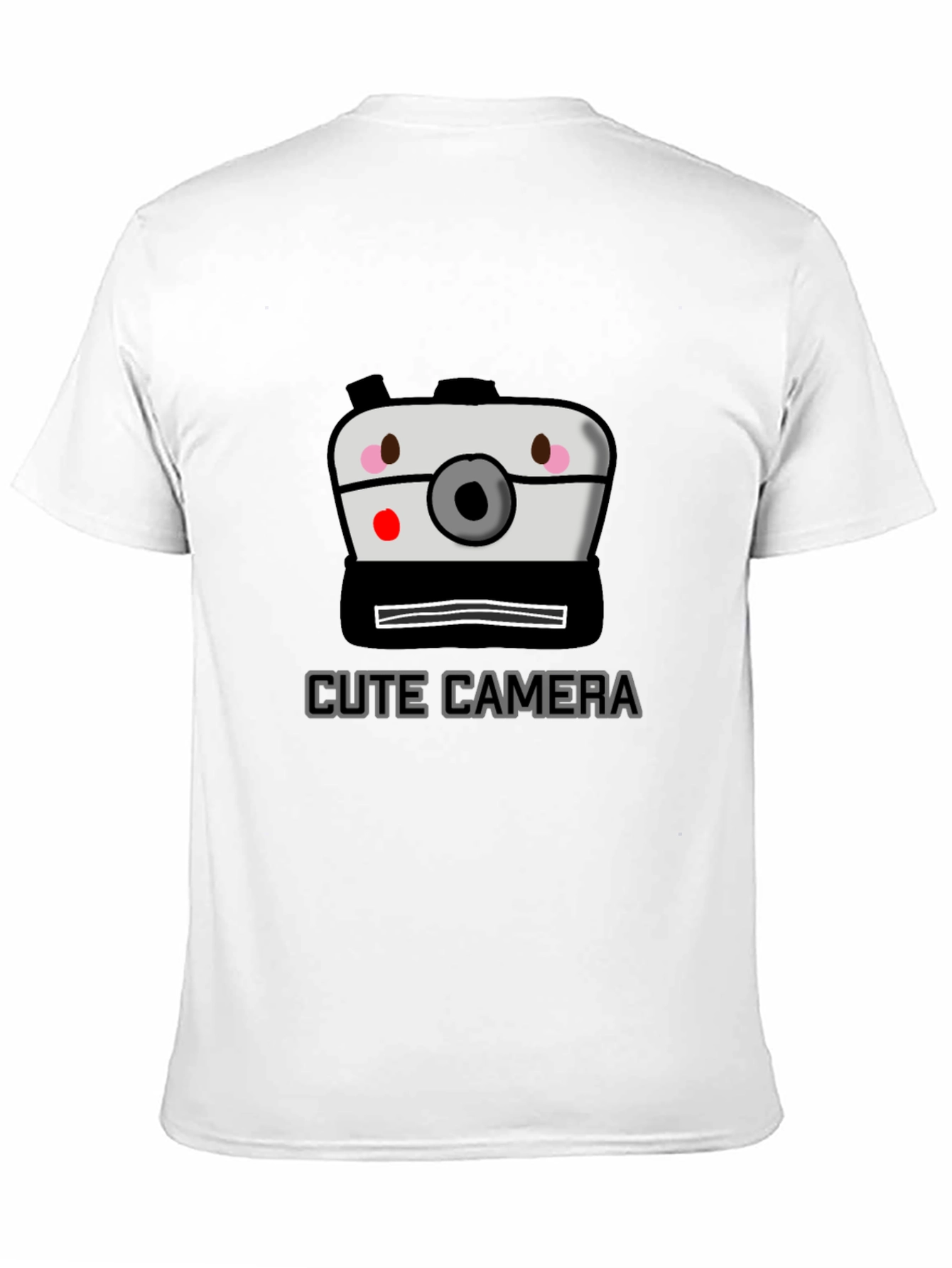 Black Cute Camera Graphic Tee - Fun Photo Shirt view 11