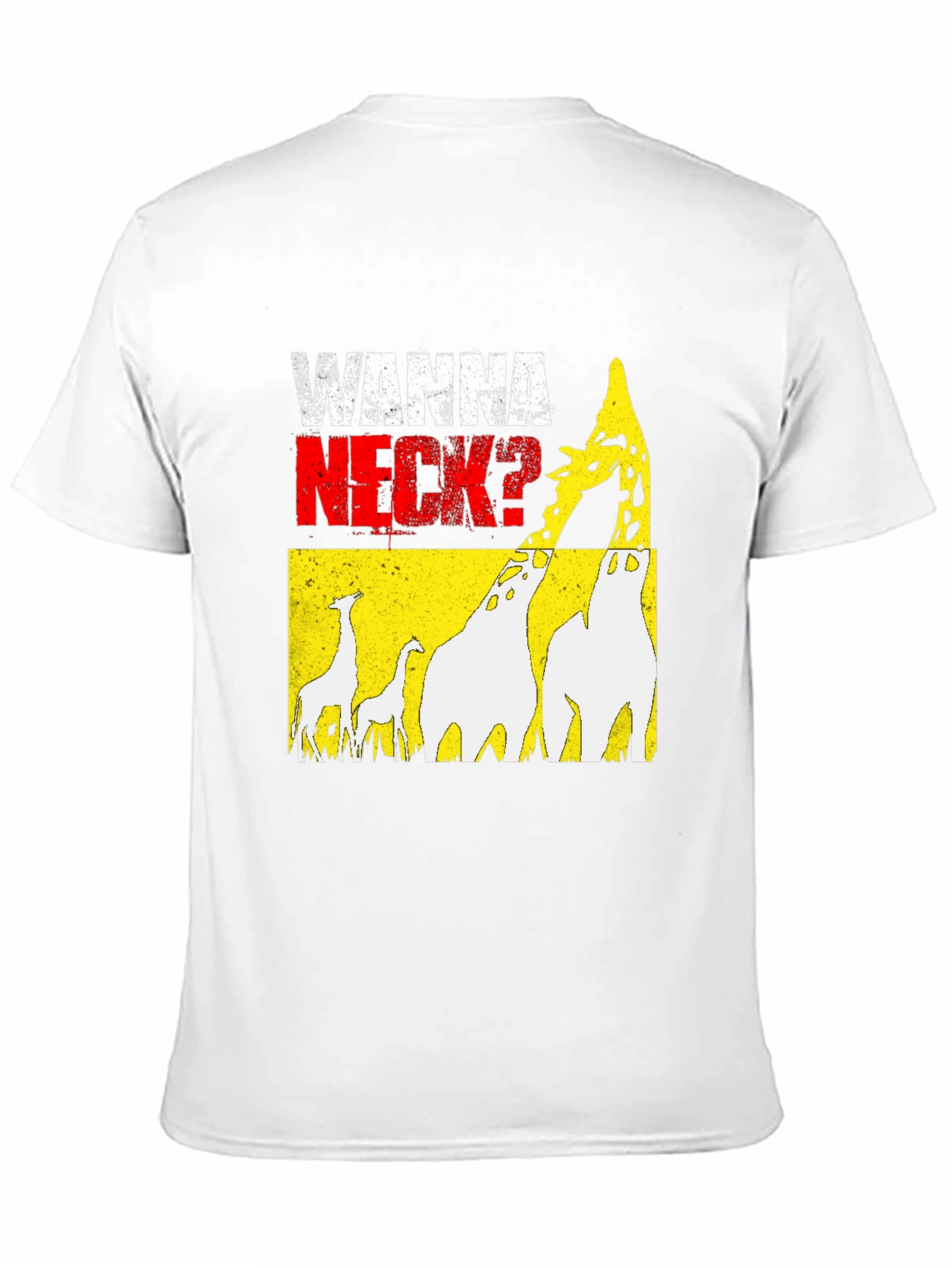 Black Wanna Neck? Giraffe Graphic Print Tee view 11