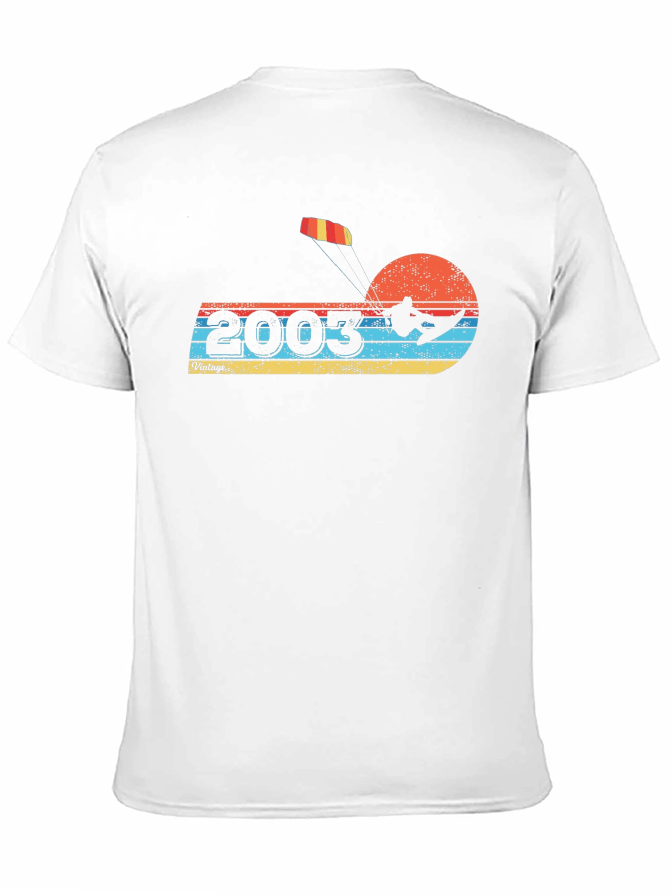 Black Vintage 2003 Kitesurfing T-Shirt view 11