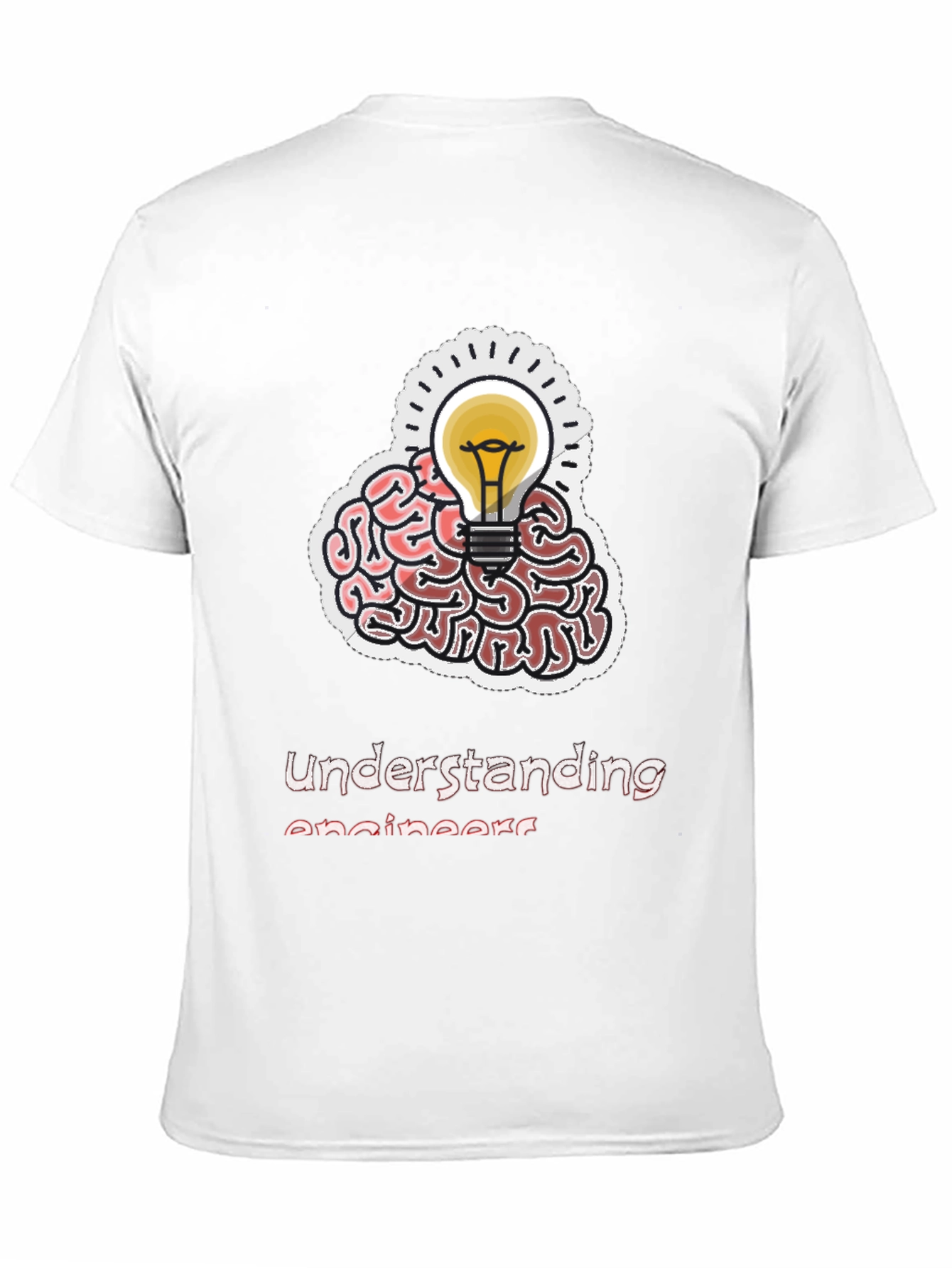 Black Understanding Engineers Brain T-Shirt view 11