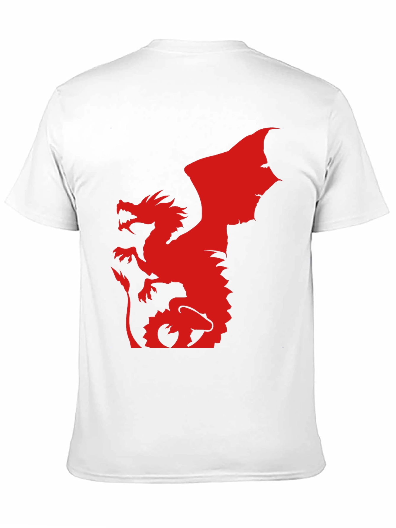 Black Red Dragon Graphic Tee - Bold & Unique! view 11