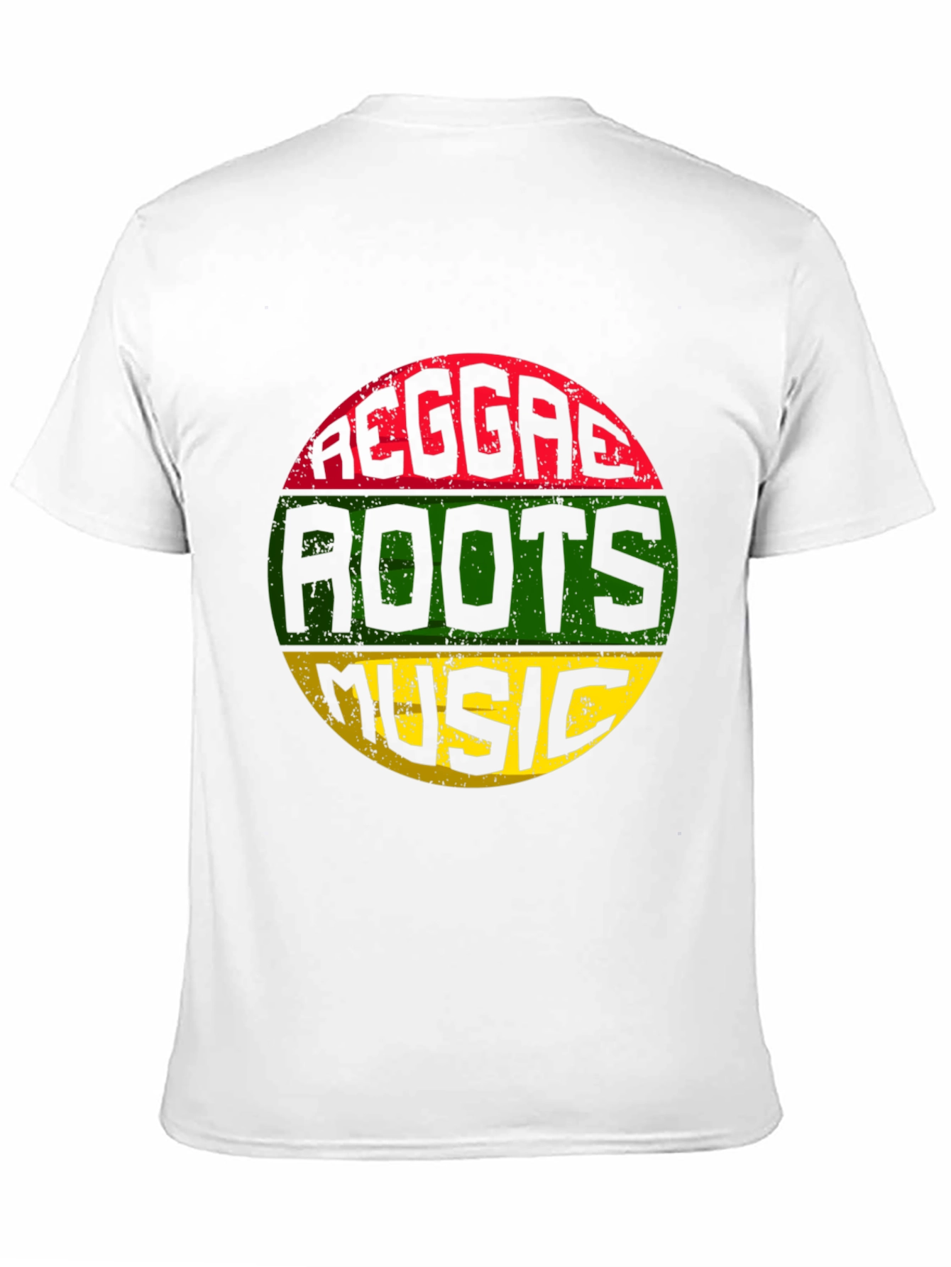 Black Reggae Roots Music T-Shirt - Black view 11