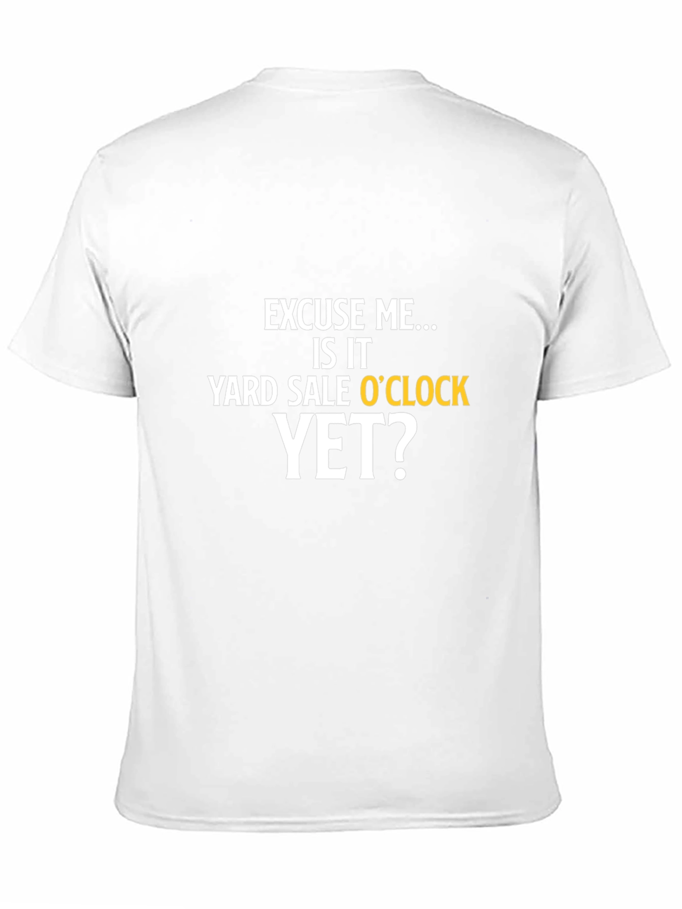 Black Yard Sale O'Clock T-Shirt - Black Graphic Tee view 11