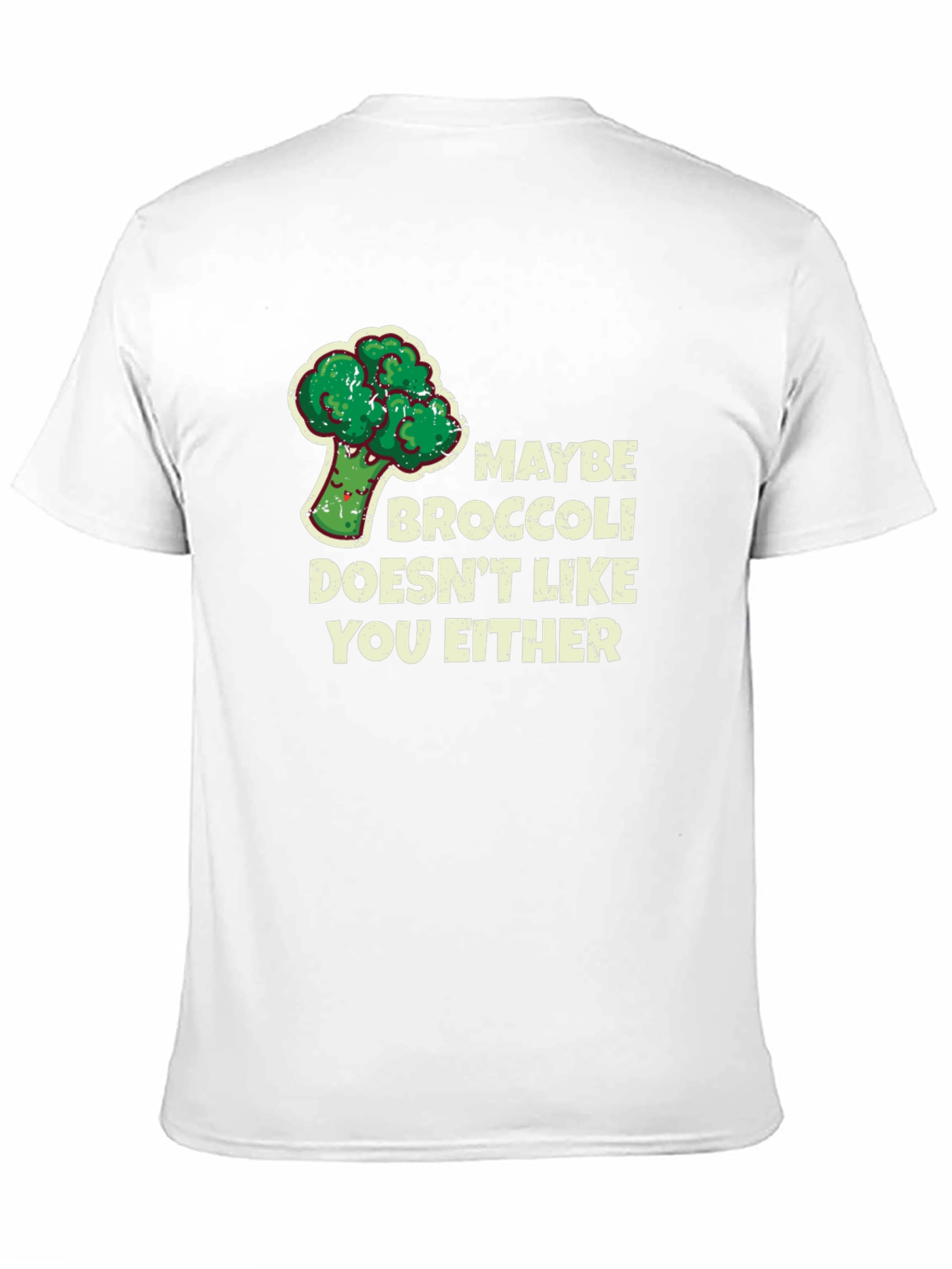 Black Maybe Broccoli T-Shirt - Funny Foodie Tee view 11