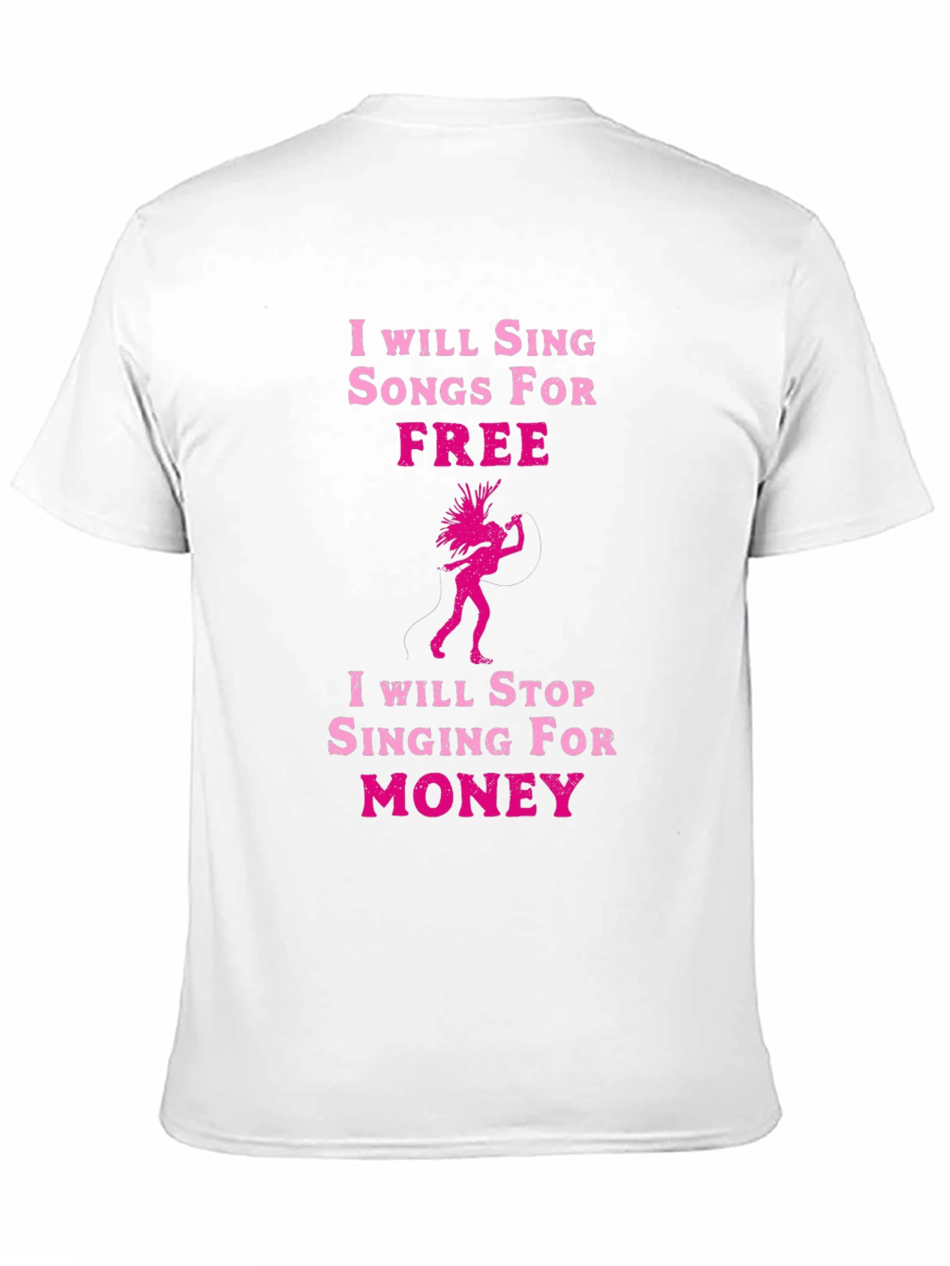 Black Sing For Free Graphic Tee view 11
