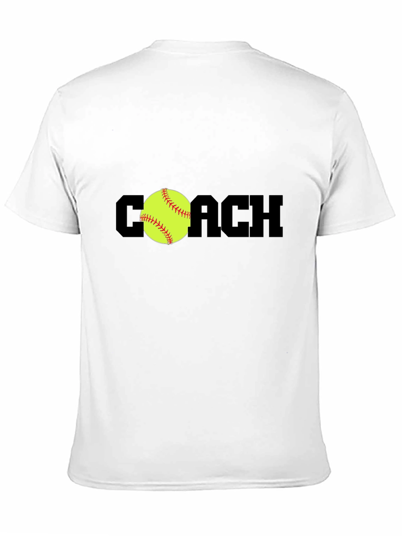 Black Coach Softball T-Shirt - Black view 11