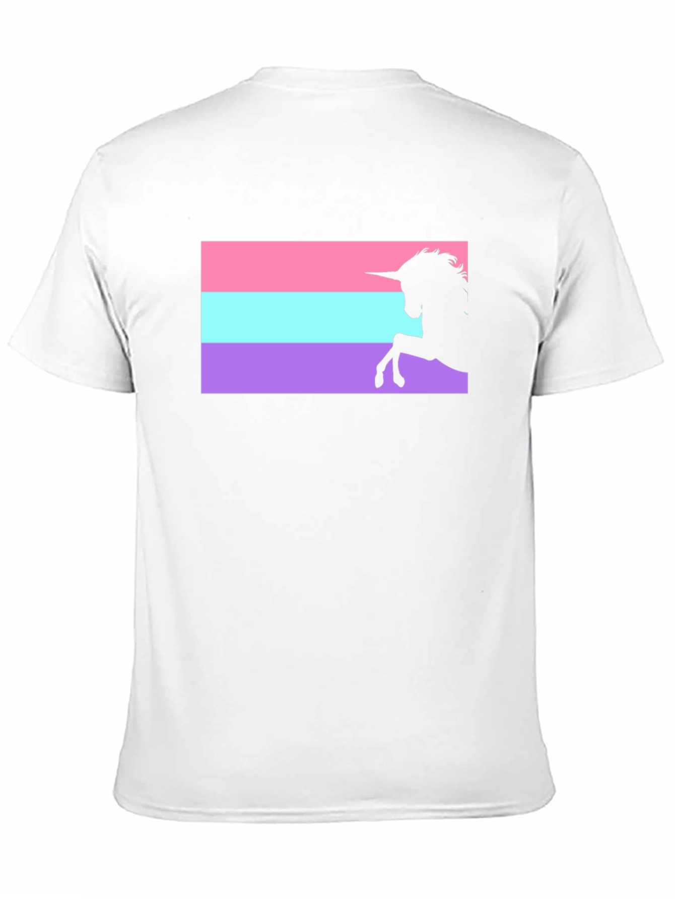 Black Unicorn Genderfluid Pride T-Shirt view 11
