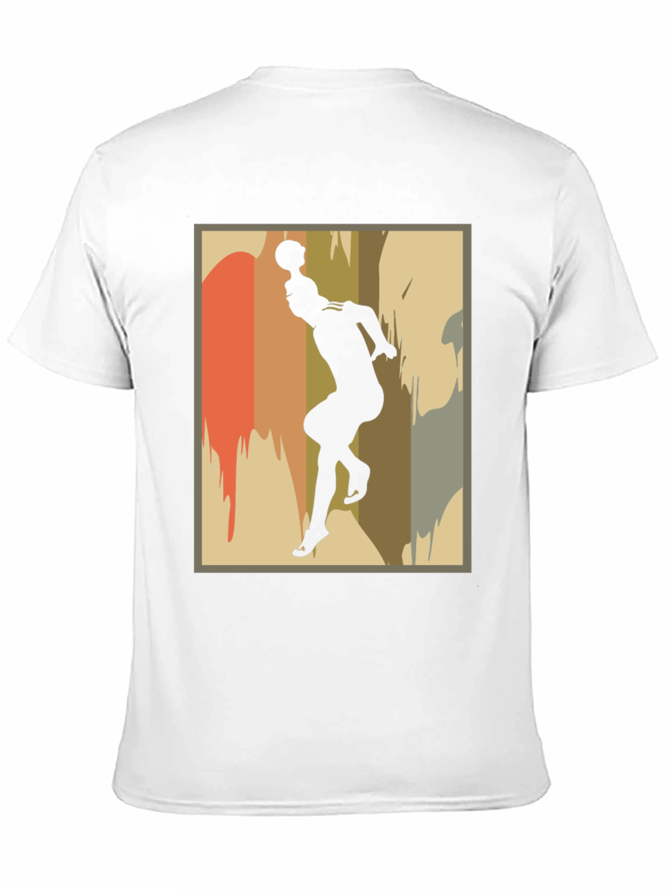 Black Retro Silhouette Graphic T-Shirt view 11