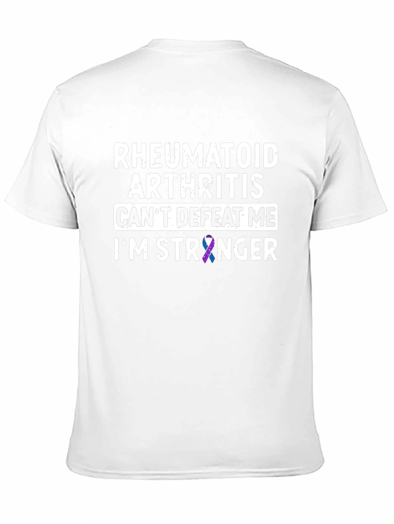 Black Rheumatoid Arthritis Awareness T-Shirt - I'm Stronger view 11