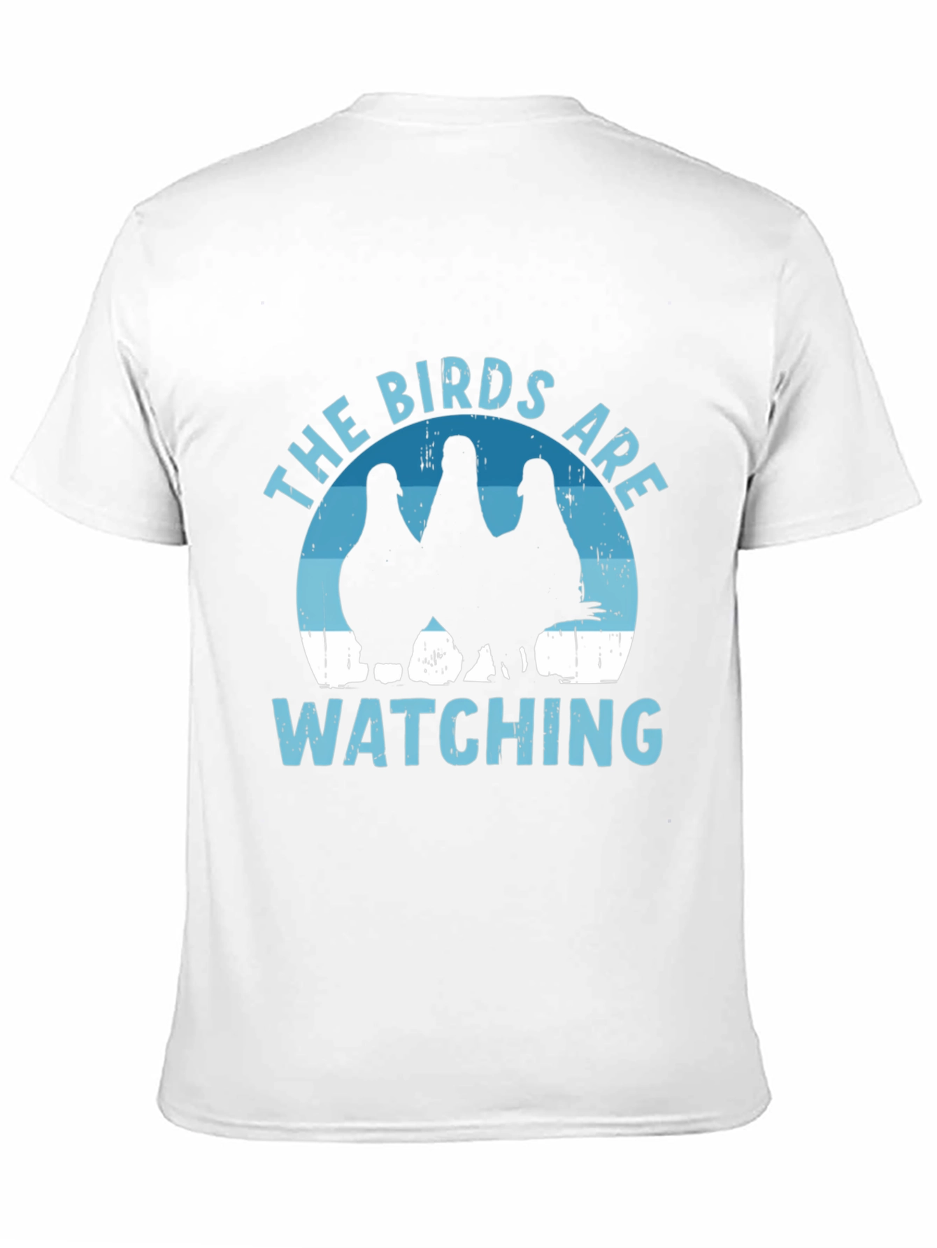 Black The Birds Are Watching T-Shirt - Funny Bird Lover Tee view 11
