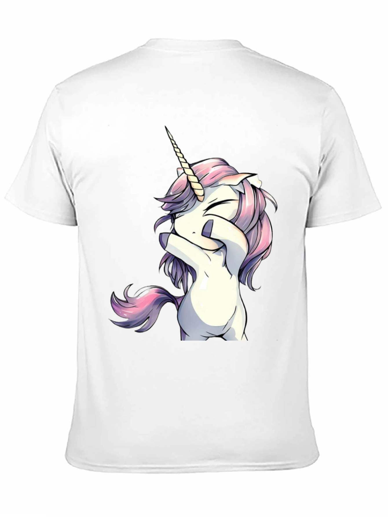 Black Unicorn Graphic Tee - Black Cotton Blend view 11