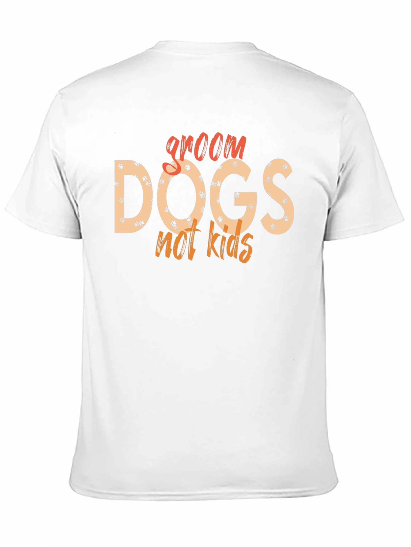 Black Groom Dogs Not Kids Graphic Tee view 11