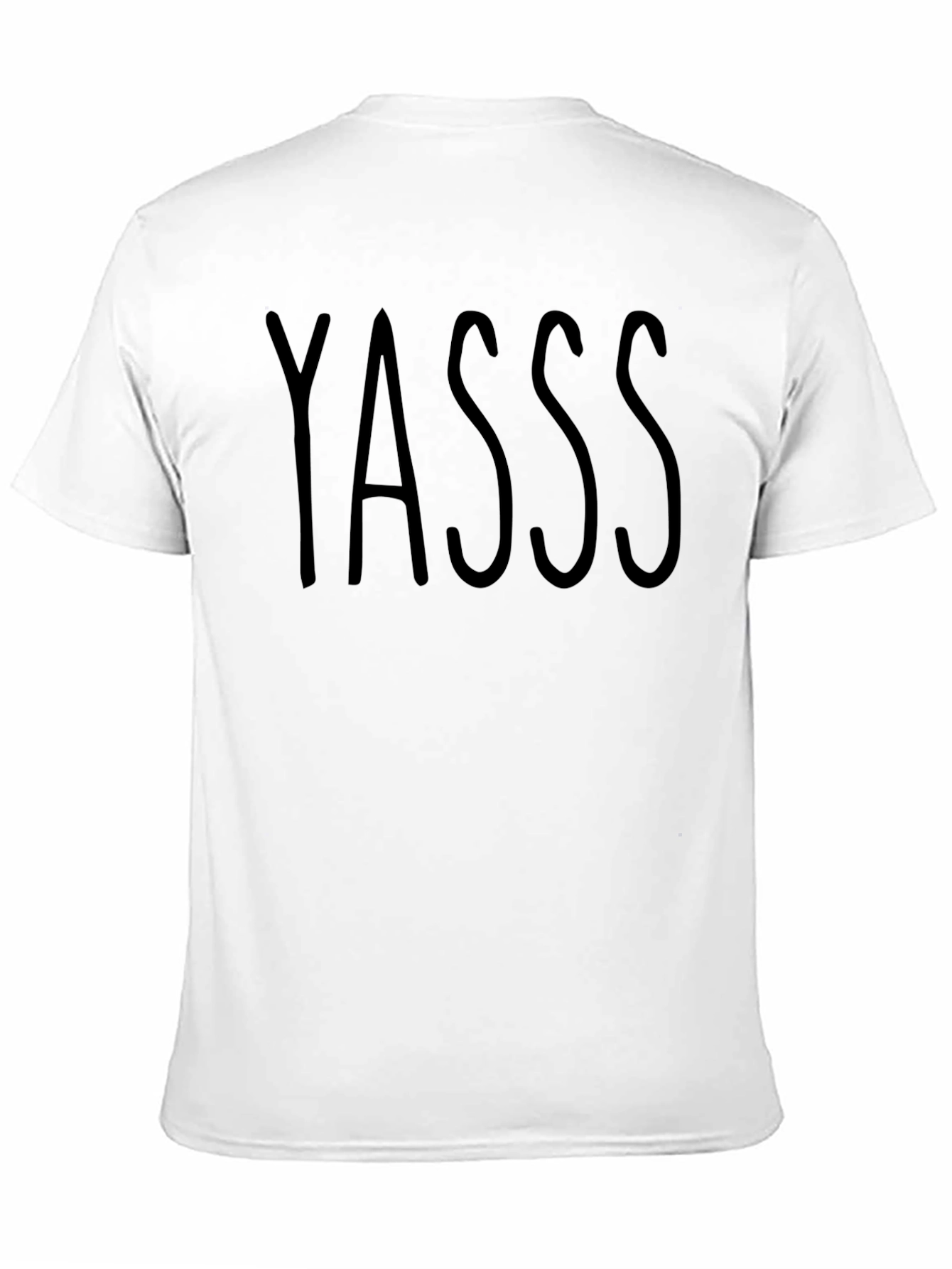 Black Yasss Graphic Tee - Trendy Statement Shirt view 11