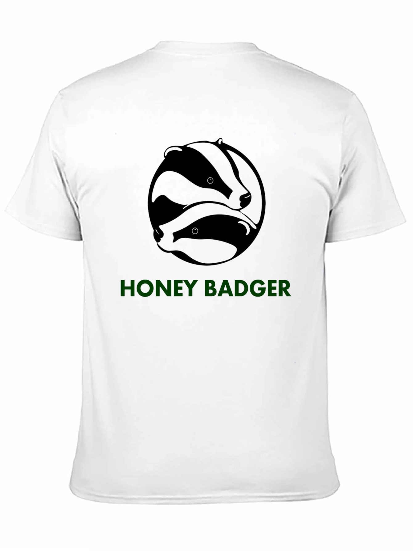 Black Honey Badger Graphic Tee - Black view 11