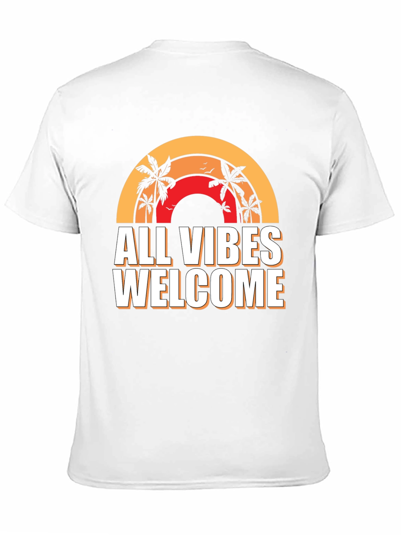 Black All Vibes Welcome Graphic Tee - Black view 11