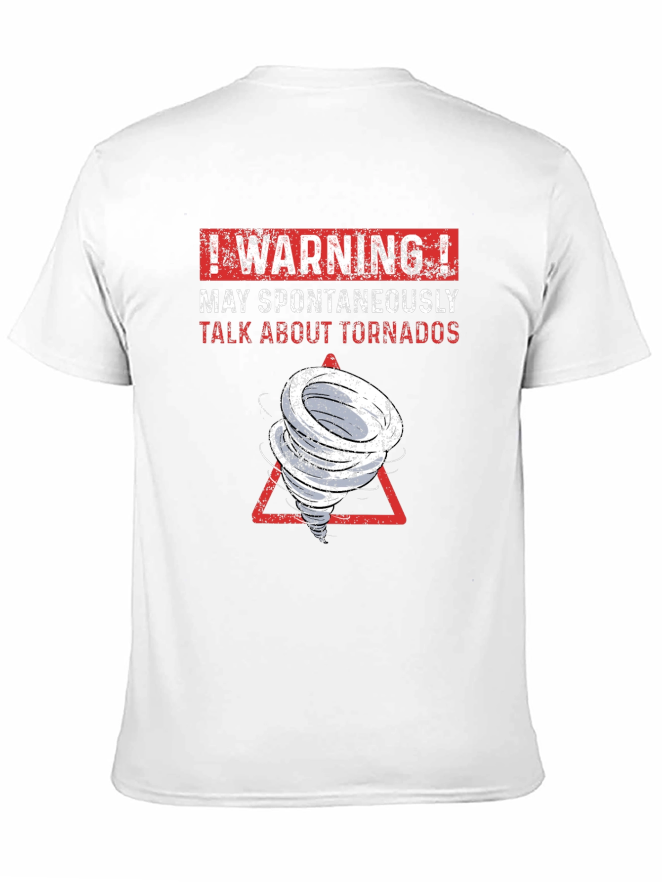 Black Tornado Humor Graphic T-Shirt view 11