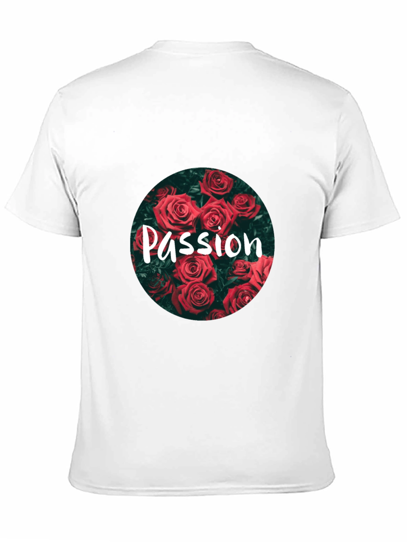 Black Passion Rose Graphic Tee - Stylish Floral Print Shirt view 11