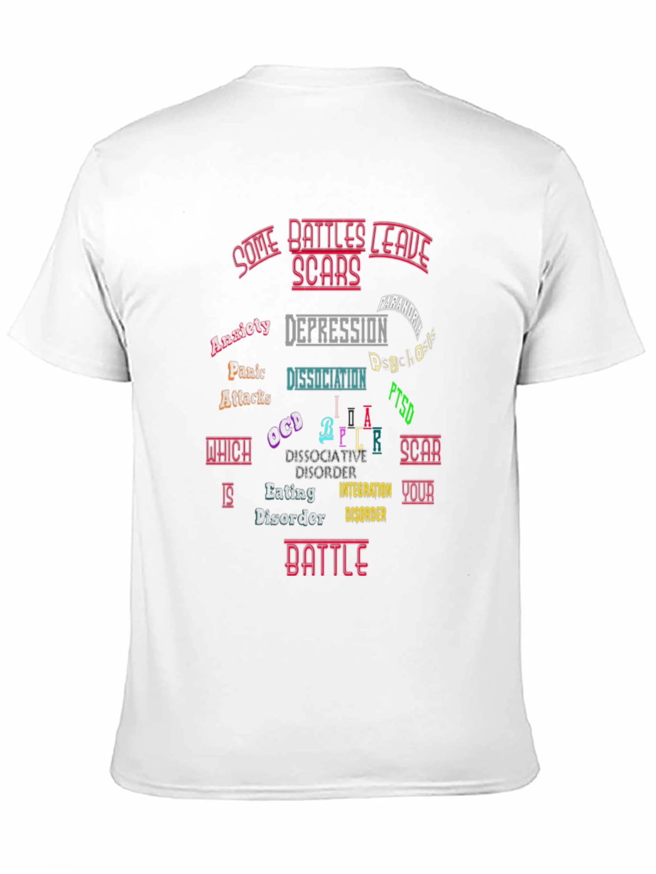 Black Mental Health Awareness T-Shirt view 11