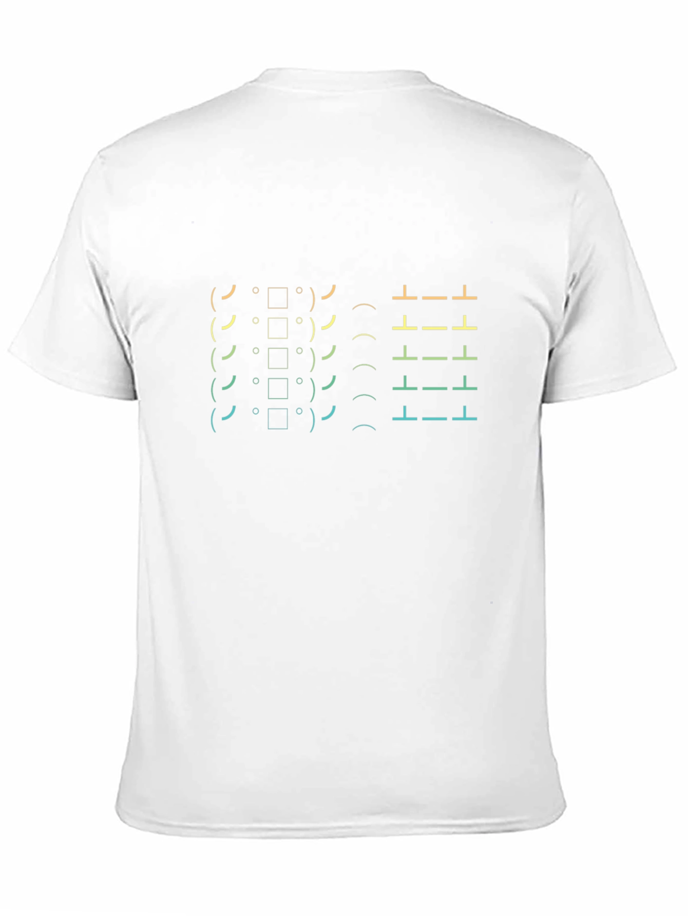 Black Black ASCII Pattern T-Shirt view 11