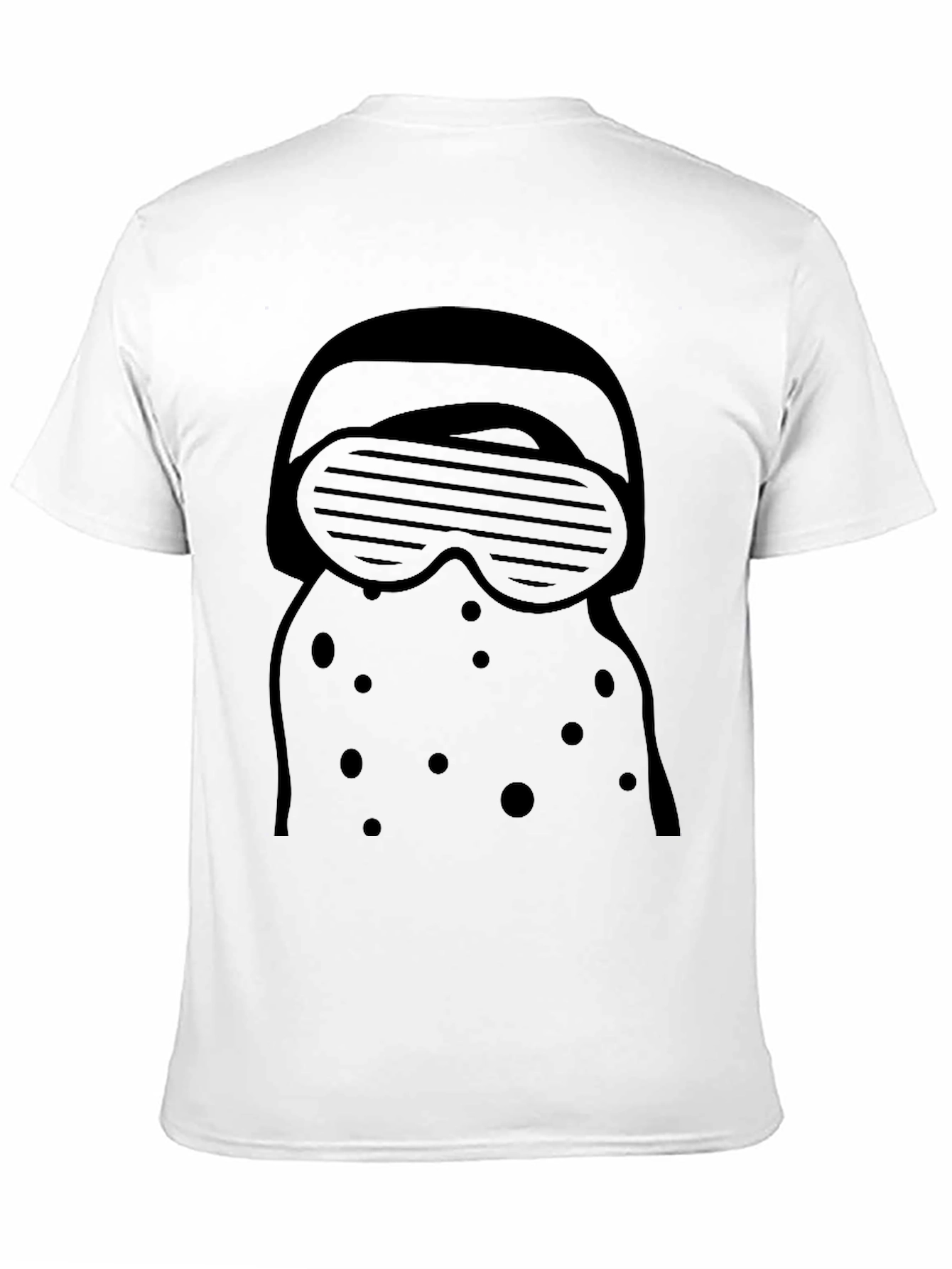 Black Retro Helmet T-Shirt view 11