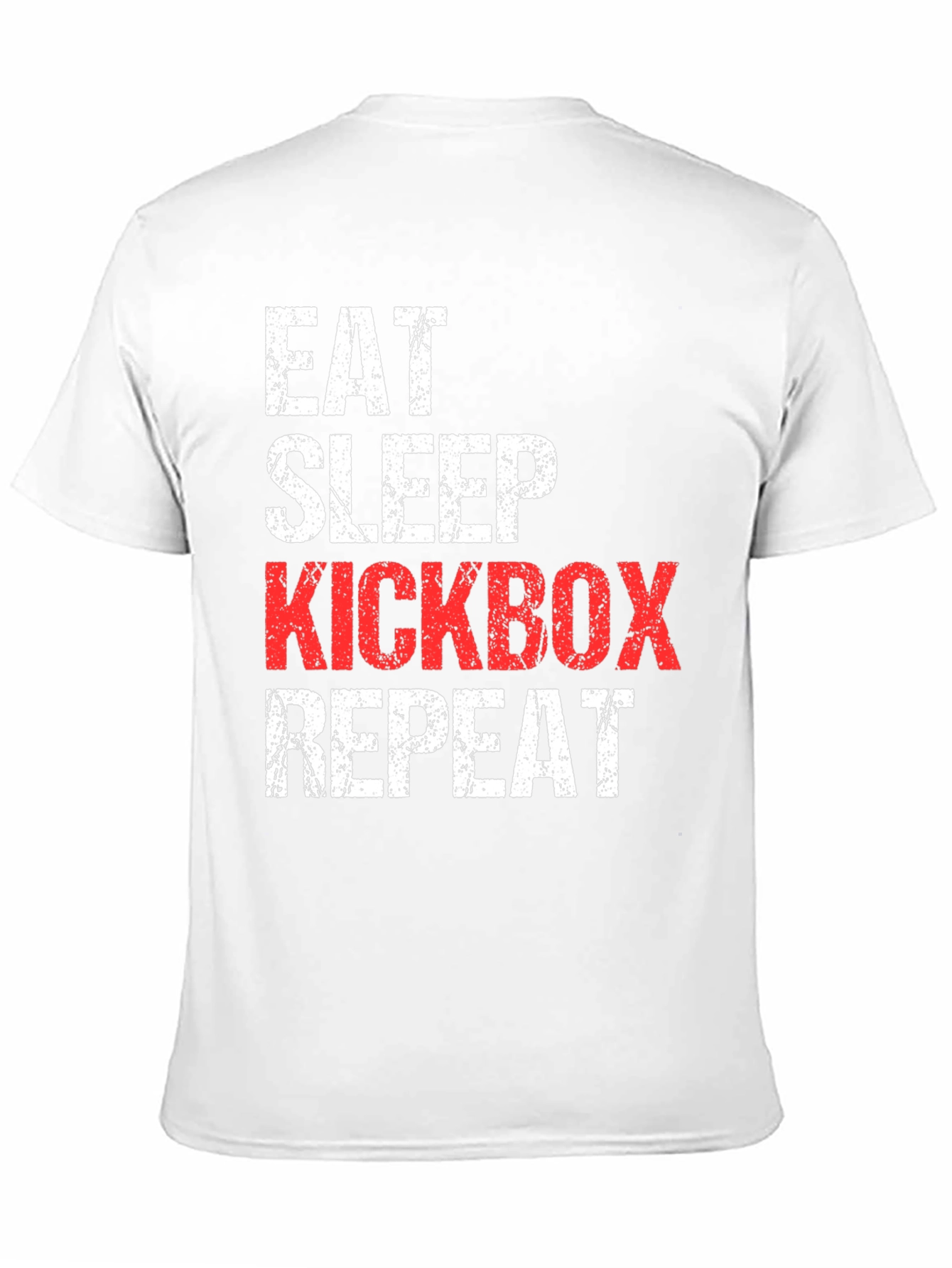 Black Eat Sleep Kickbox Repeat T-Shirt view 11