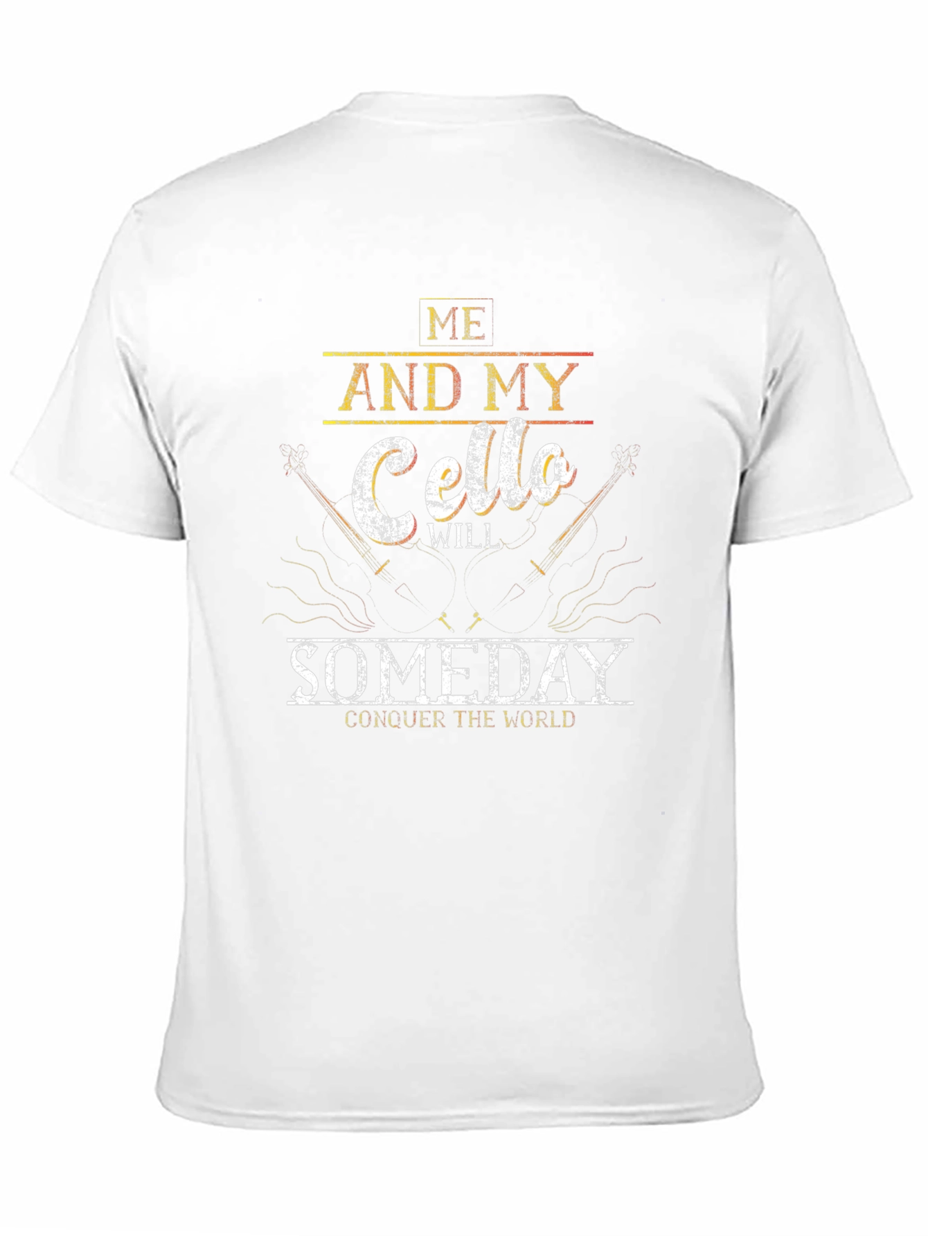 Black Me and My Cello T-Shirt - Conquer the World view 11