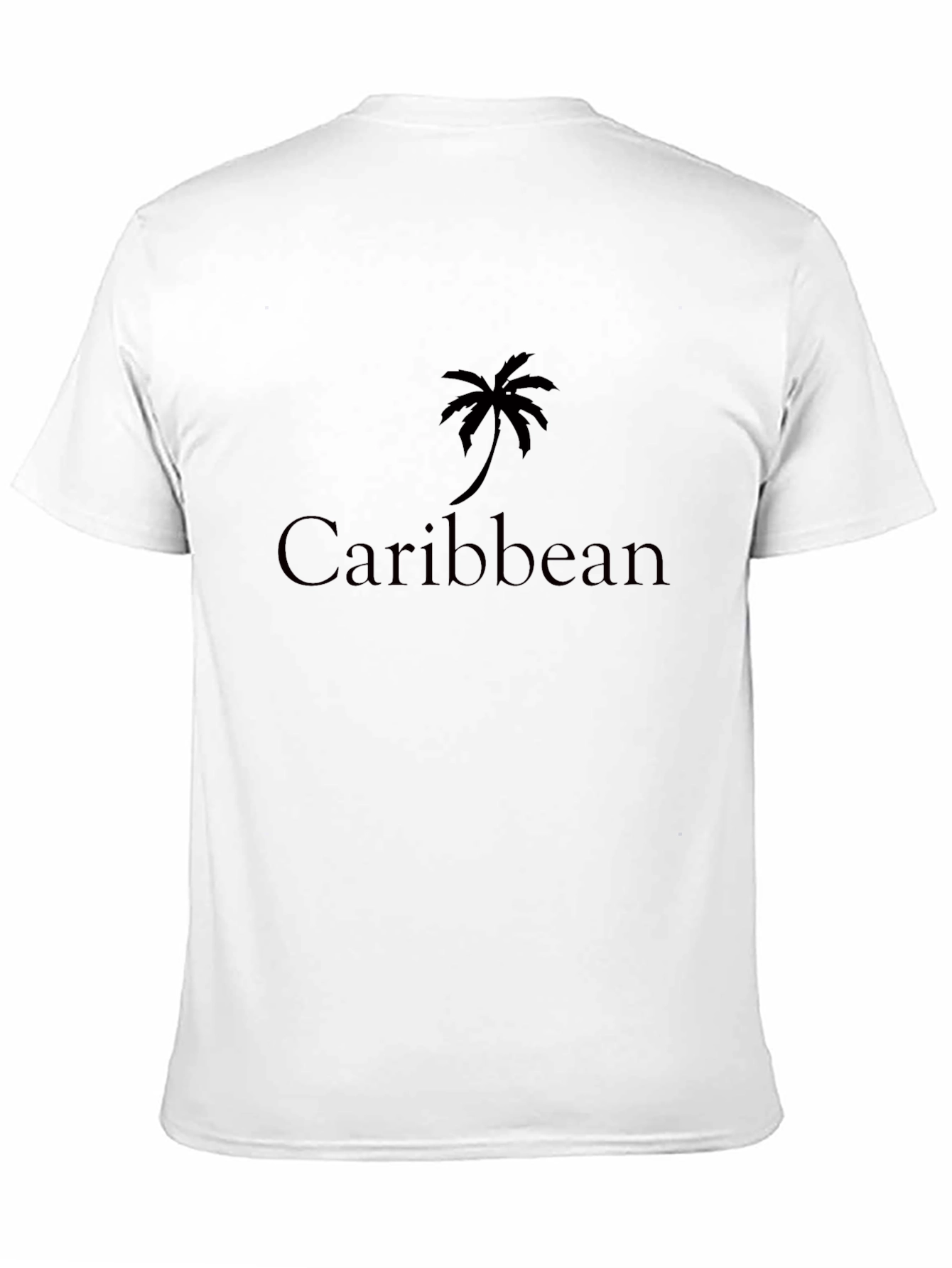 Black Caribbean Palm Tree Graphic Tee - Tropical Vibes! view 11