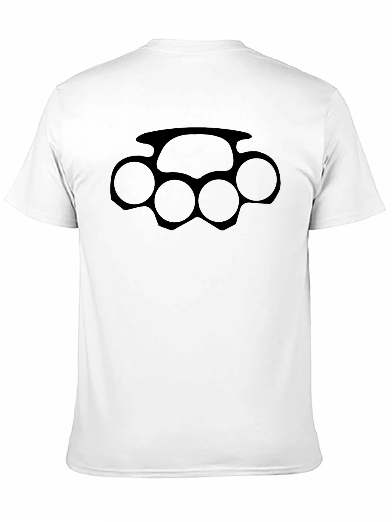 Black Black Knuckle Duster Graphic Tee - Bold Statement Shirt view 11