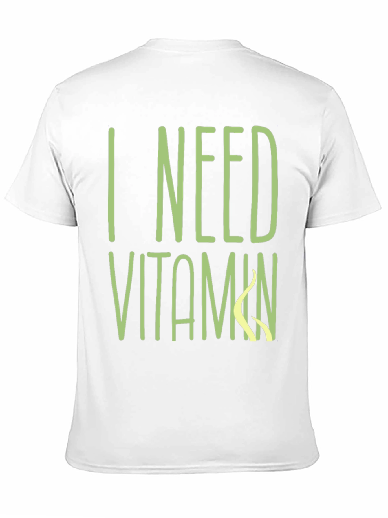 Black I Need Vitamin Sea T-Shirt - Black Cotton Tee view 11