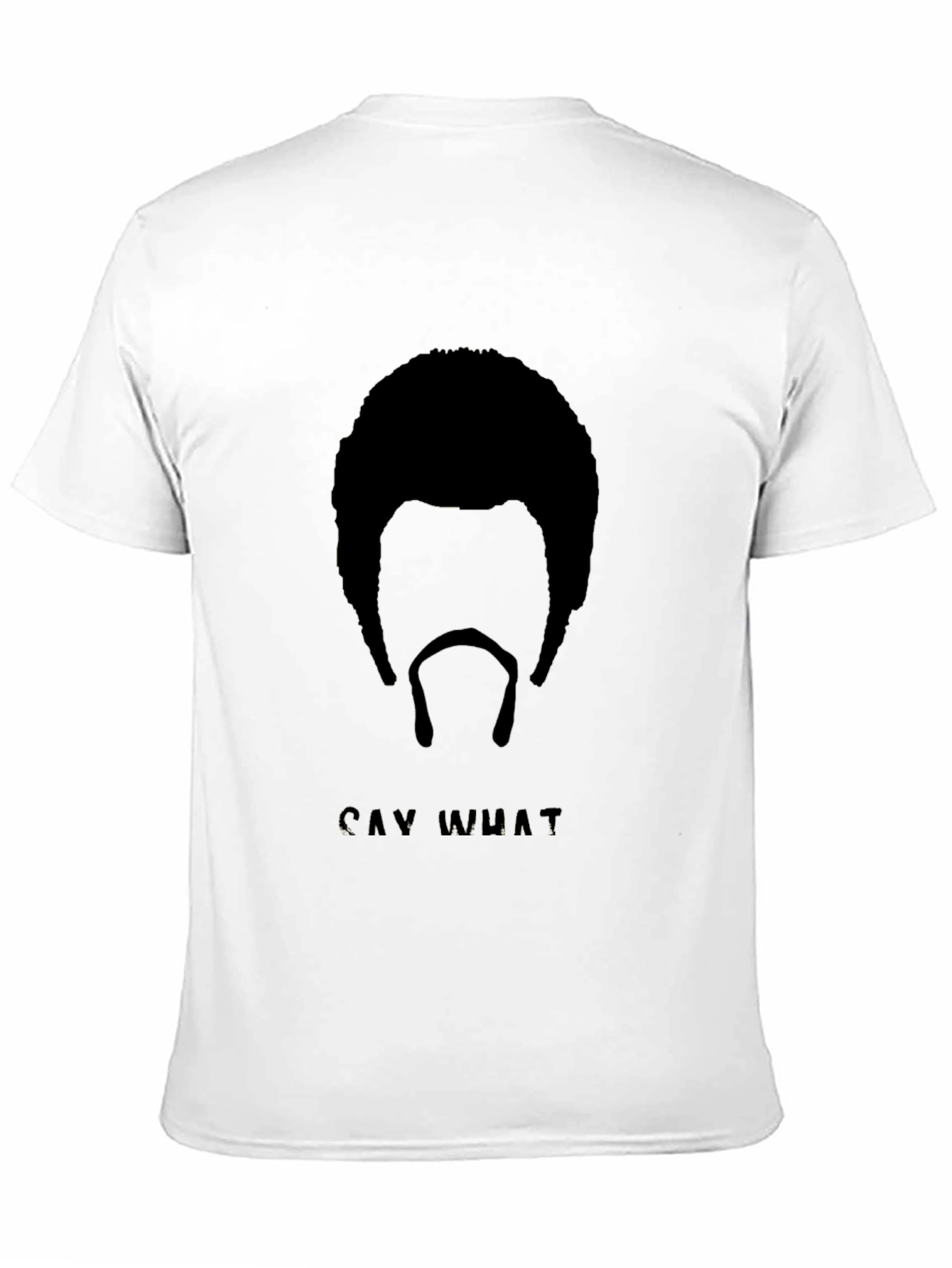 Black Black 'Say What' Graphic T-Shirt view 11