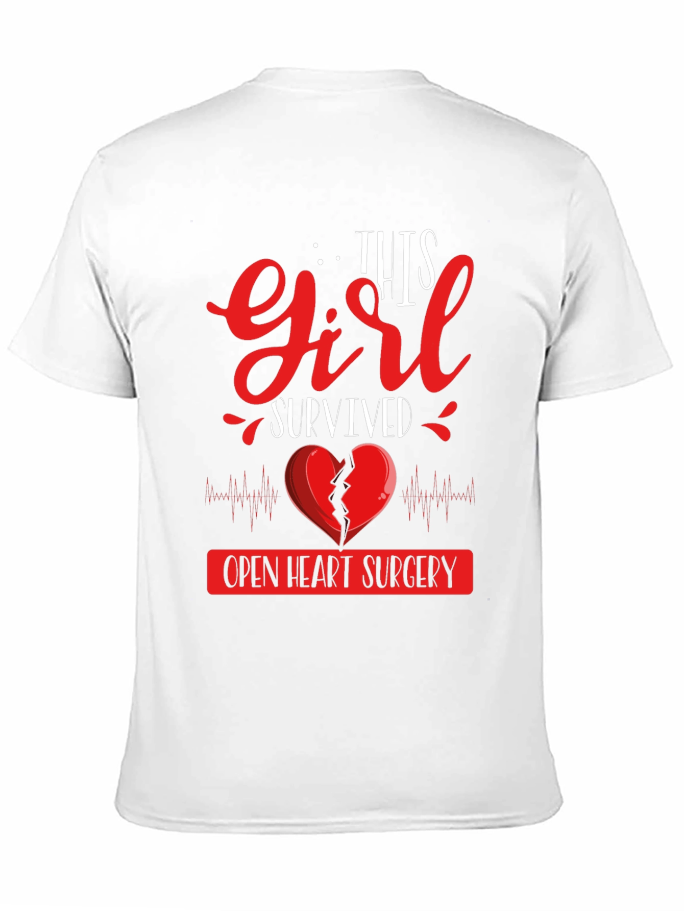 Girl Heart Surgery Survivor T-Shirt - 11