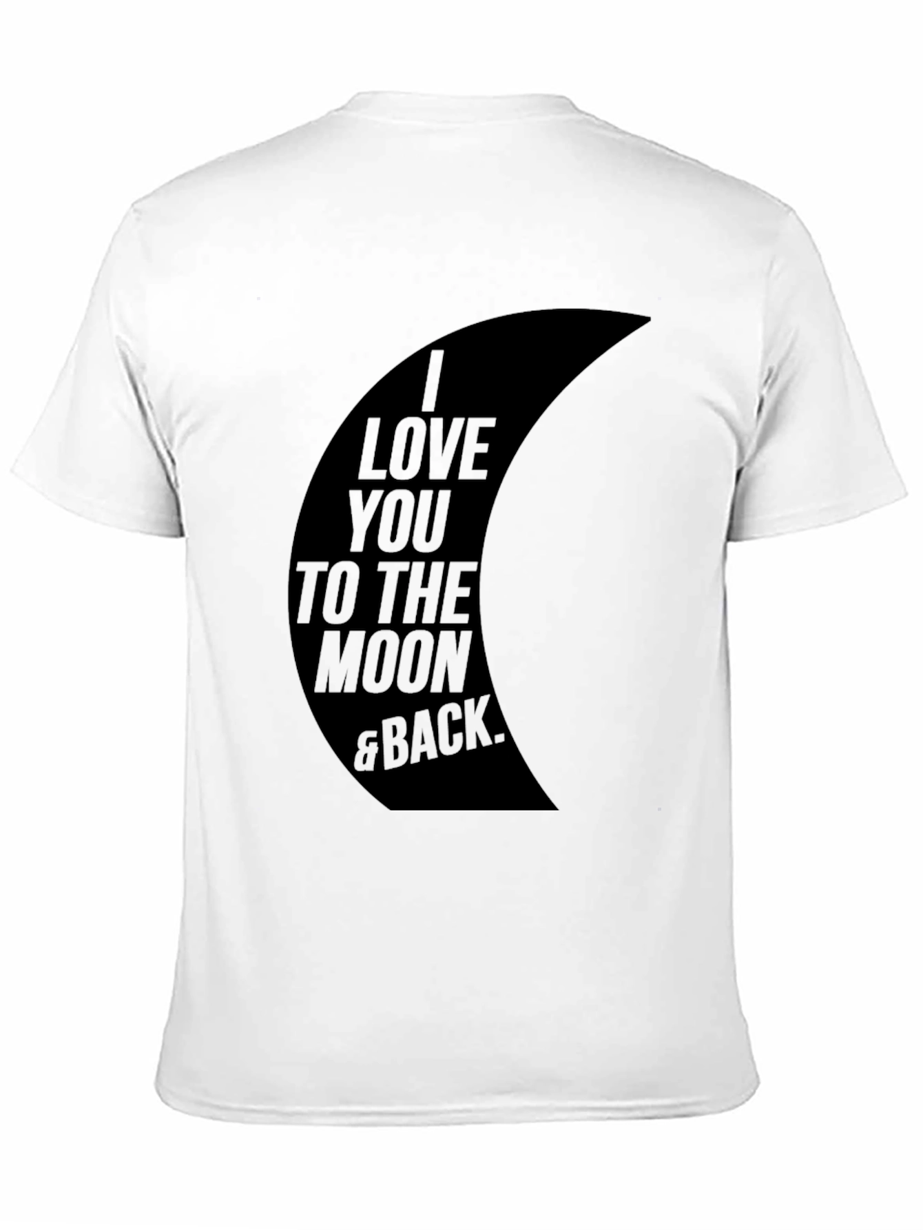 Black I Love You to the Moon & Back Graphic Tee - Black view 11