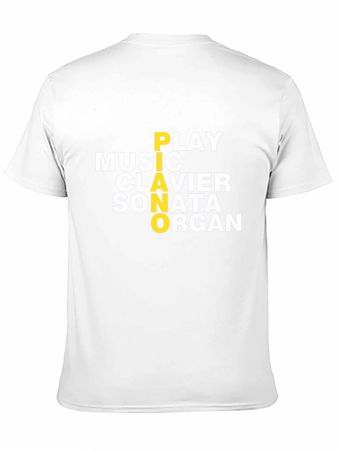 Black Piano Music T-Shirt: Play Music Sonata Organ Clavier Tee view 11