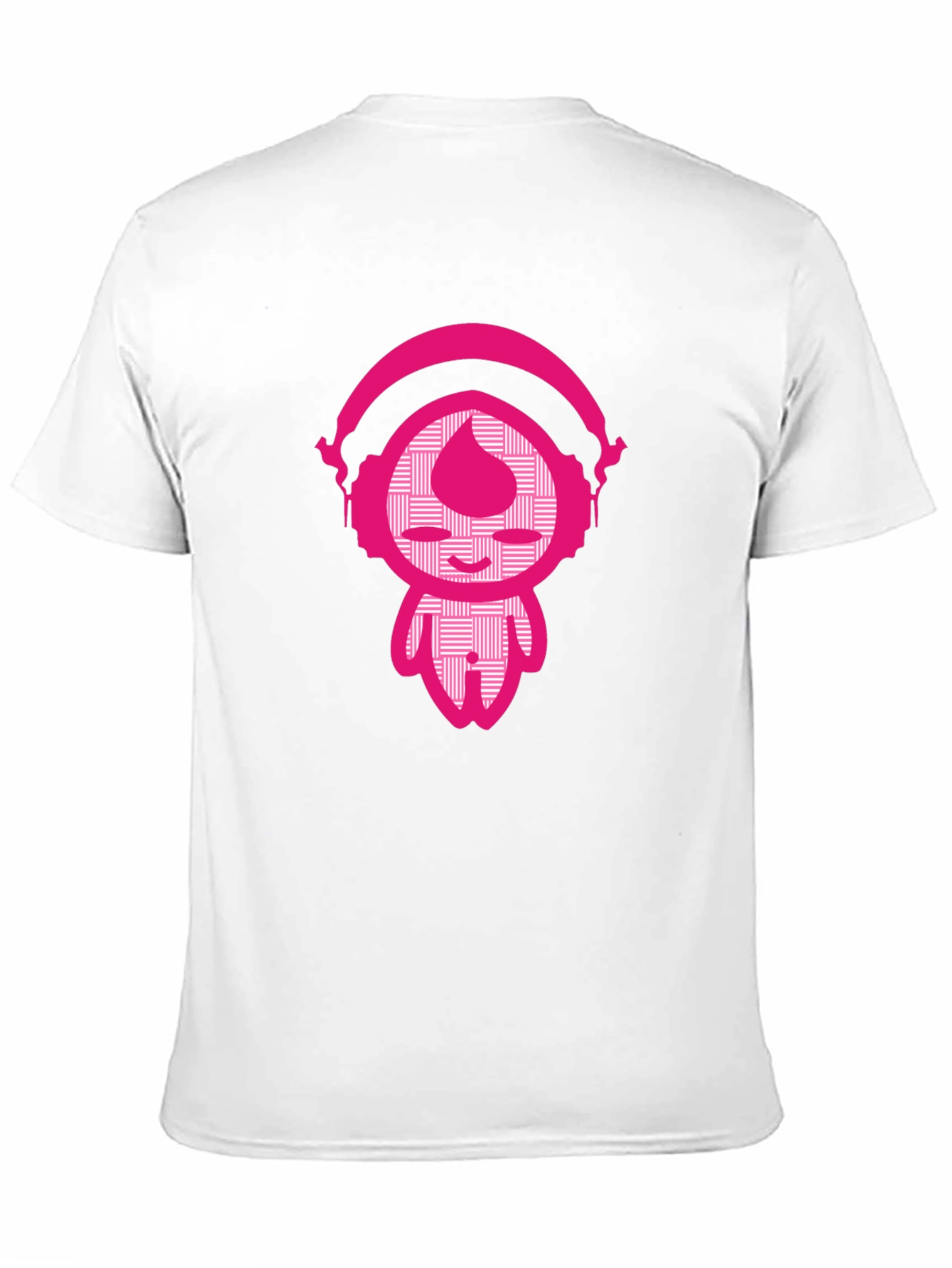 Black Funky Pink DJ Graphic Black T-Shirt view 11