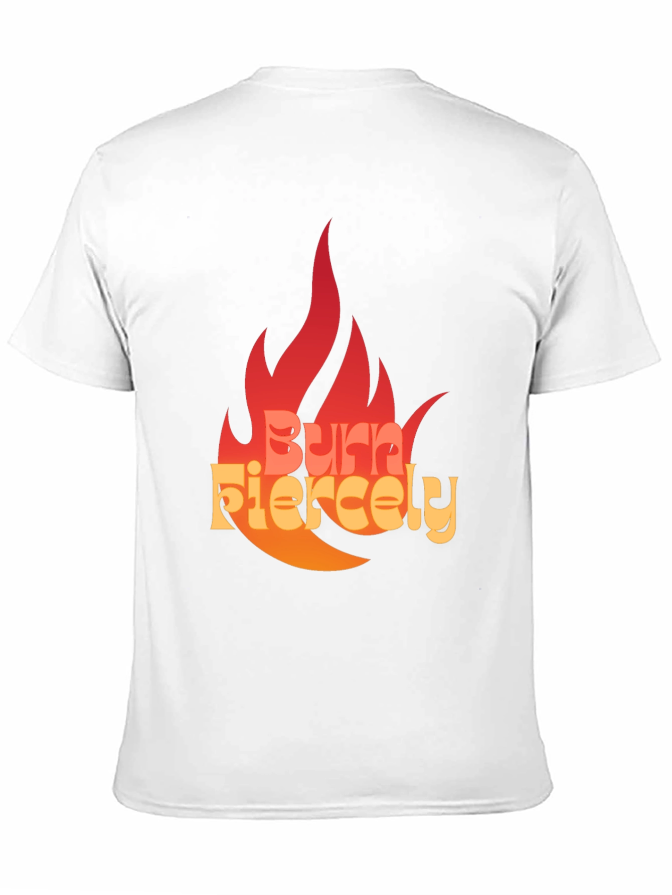 Black Burn Fiercely Graphic T-Shirt - Bold Statement Tee view 11