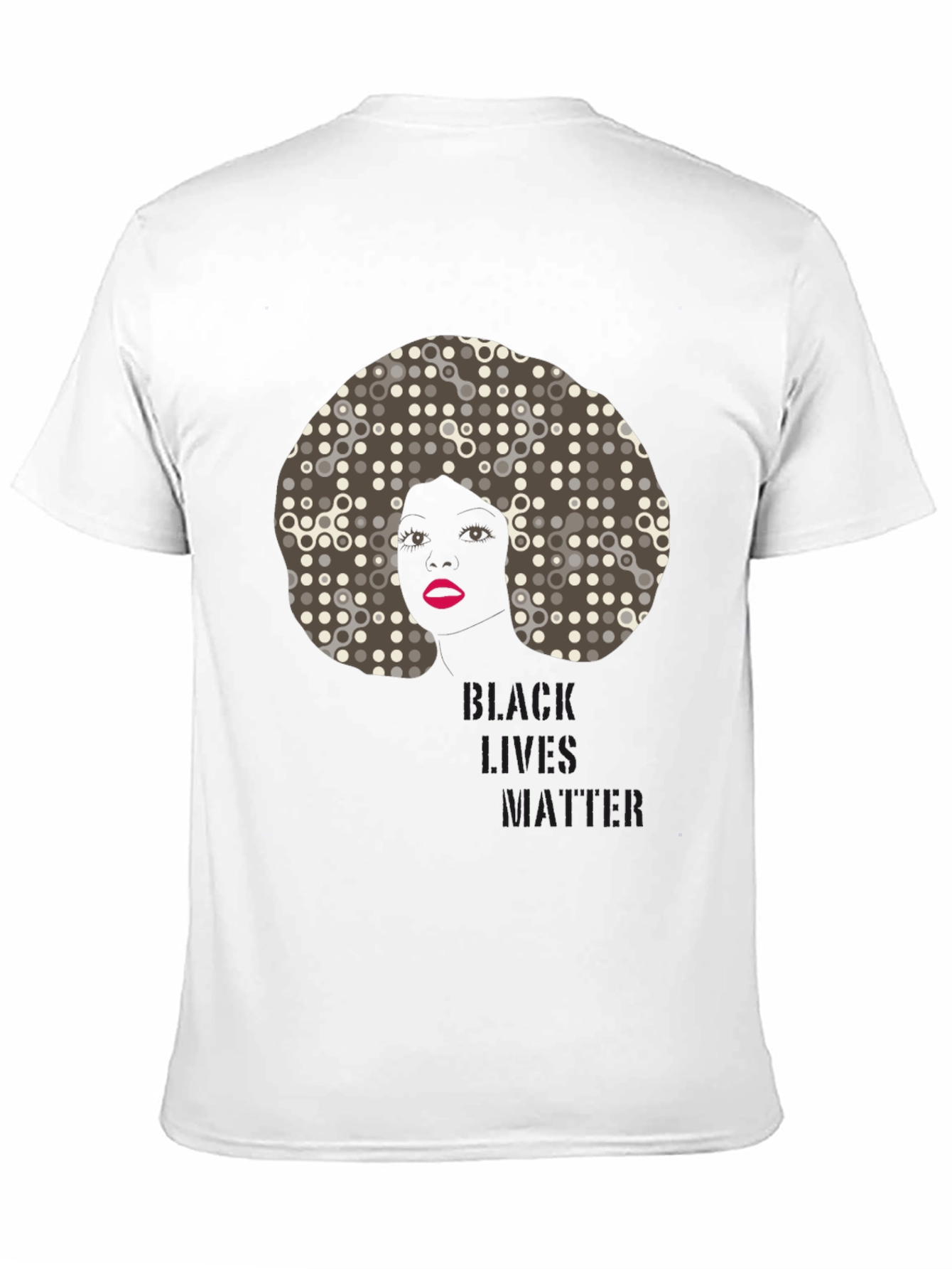 Black Black Lives Matter Afro Graphic Tee view 11