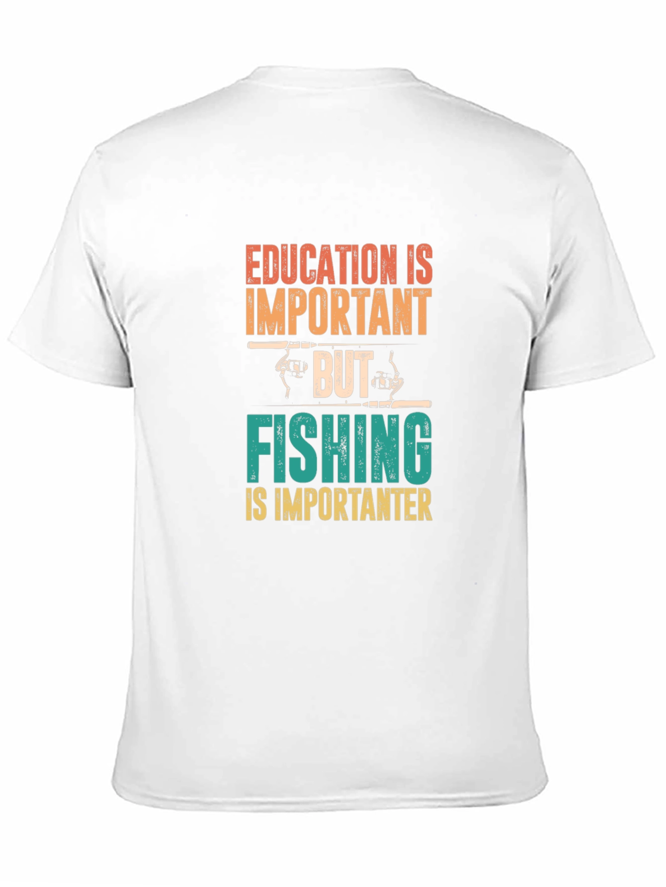 Black Fishing Is Importanter T-Shirt view 11