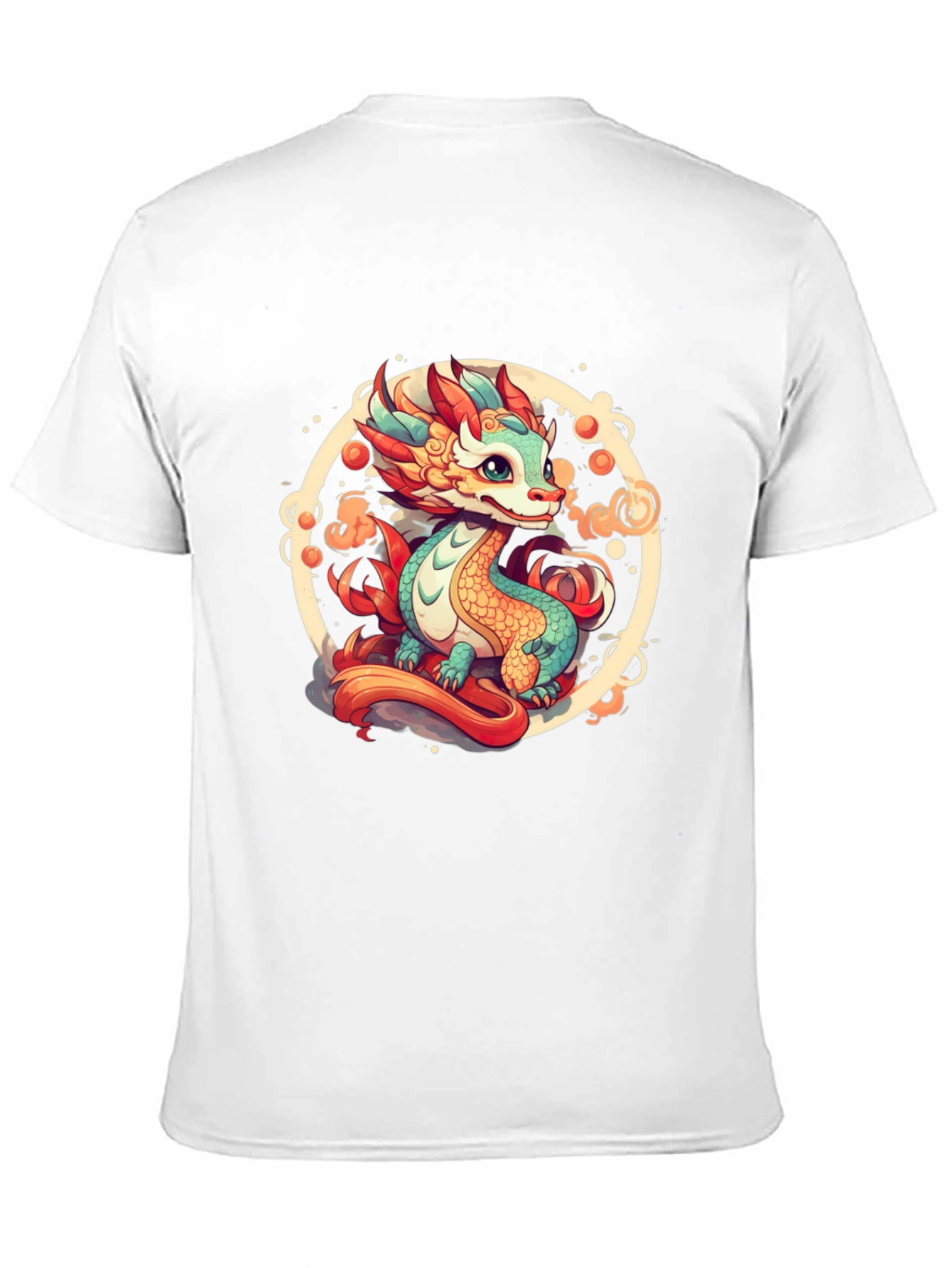 Cute Dragon Graphic Tee - Black T-Shirt - 11