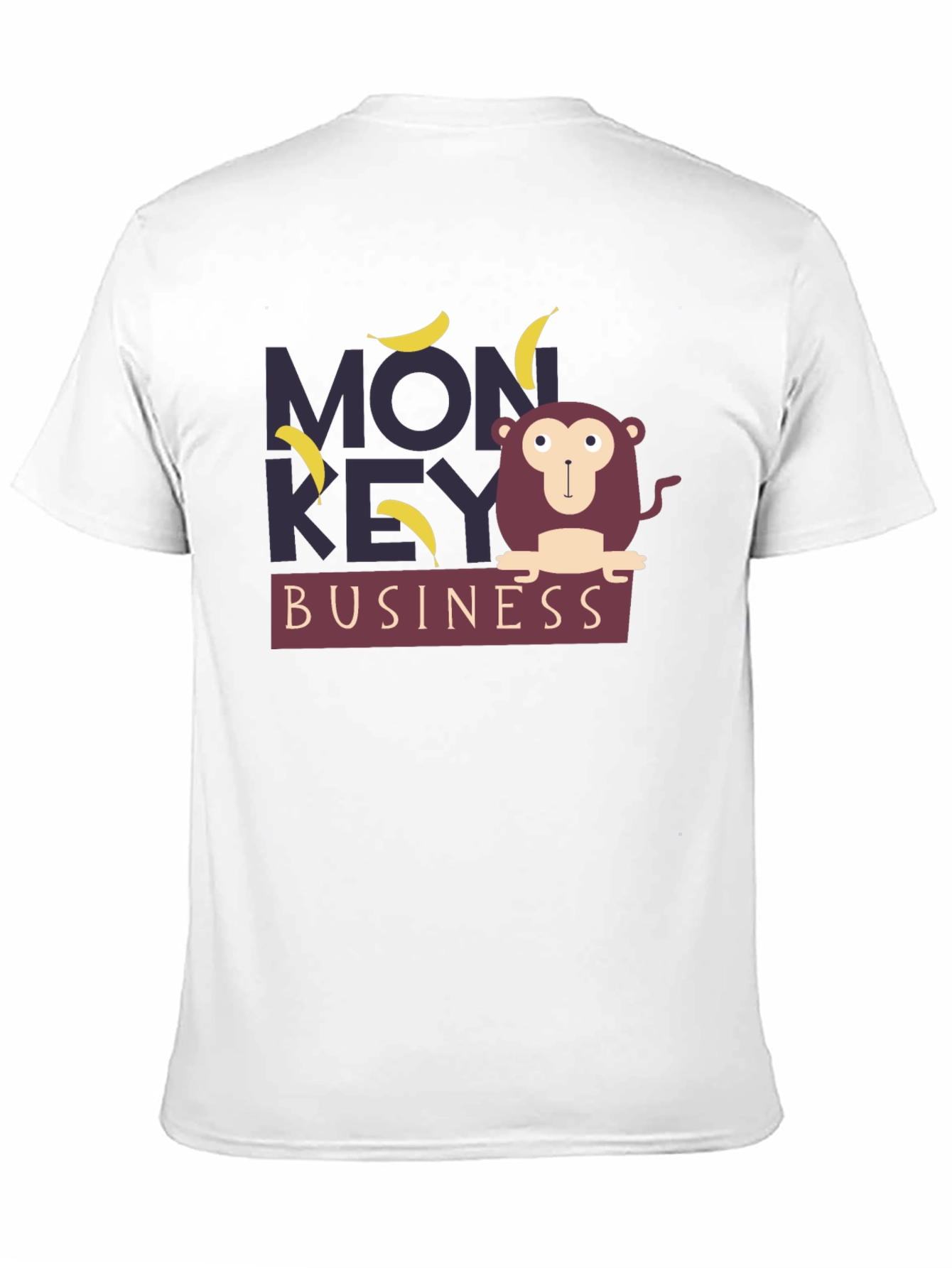 Black Monkey Business Graphic Tee - Fun Novelty T-Shirt view 11