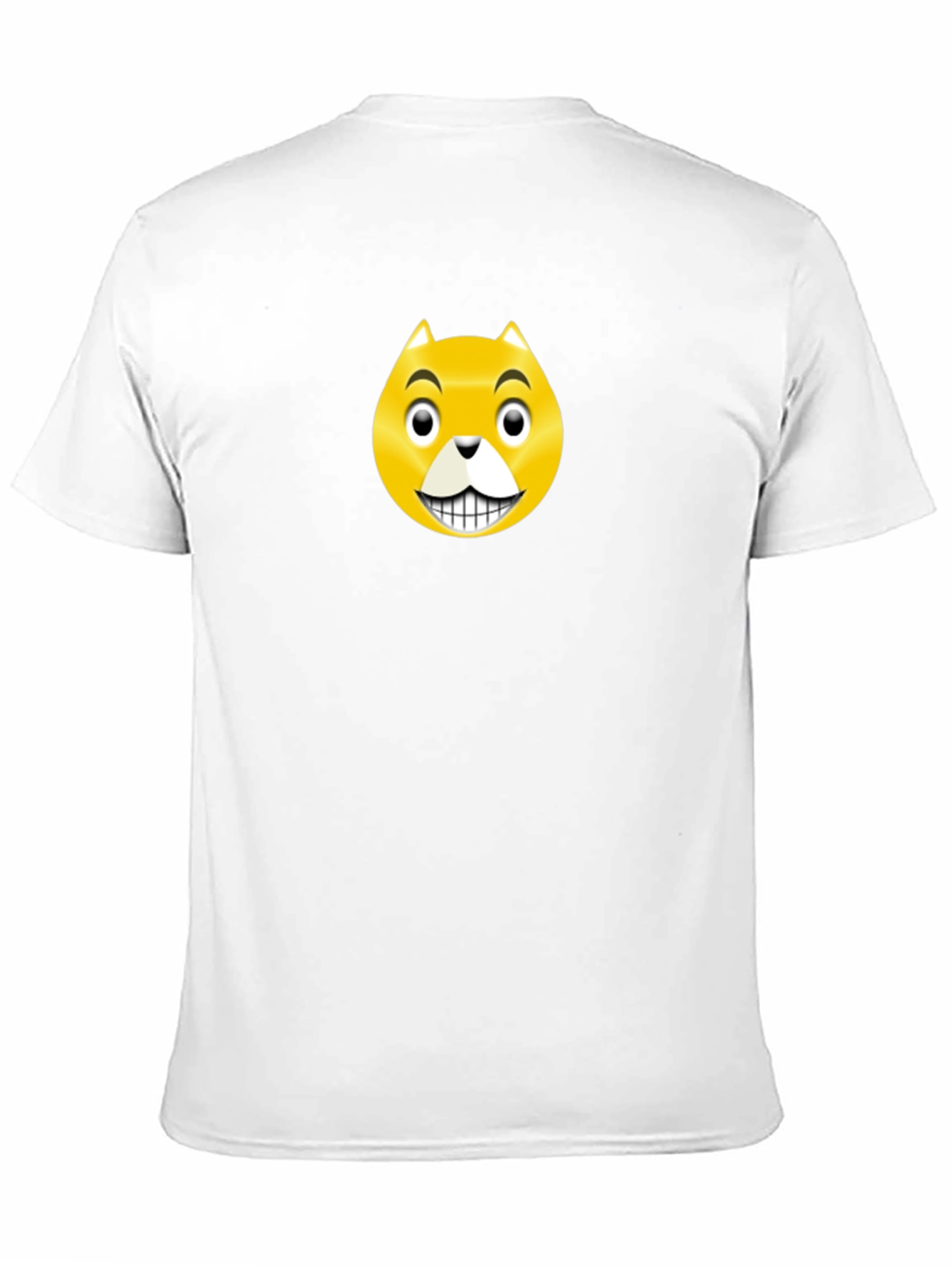 Black Funny Cat Emoji T-Shirt view 11