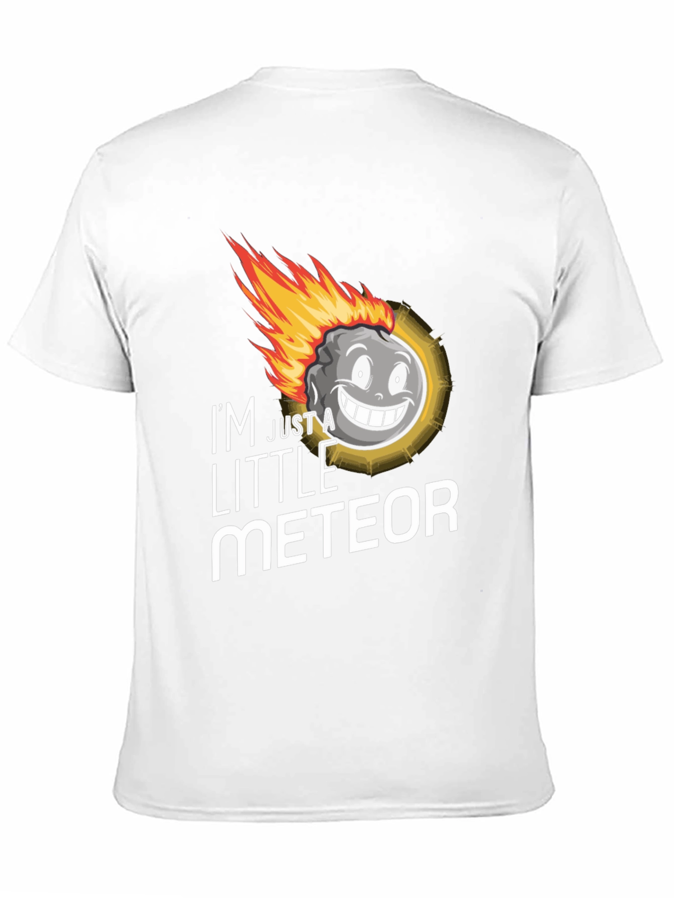 Black I'm Just a Little Meteor Graphic T-Shirt view 11