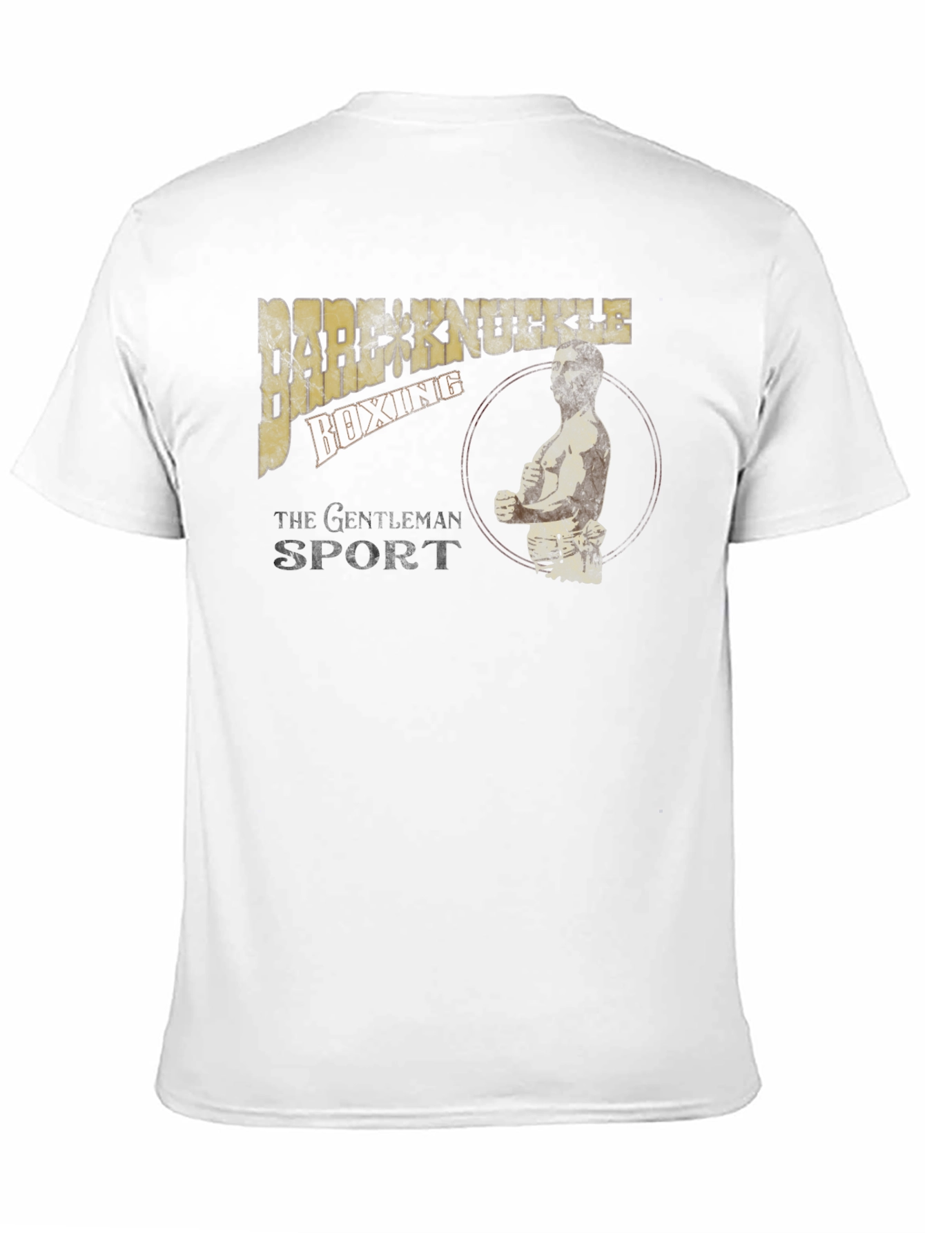 Black Bare Knuckle Boxing Gentleman Sport Black T-Shirt view 11