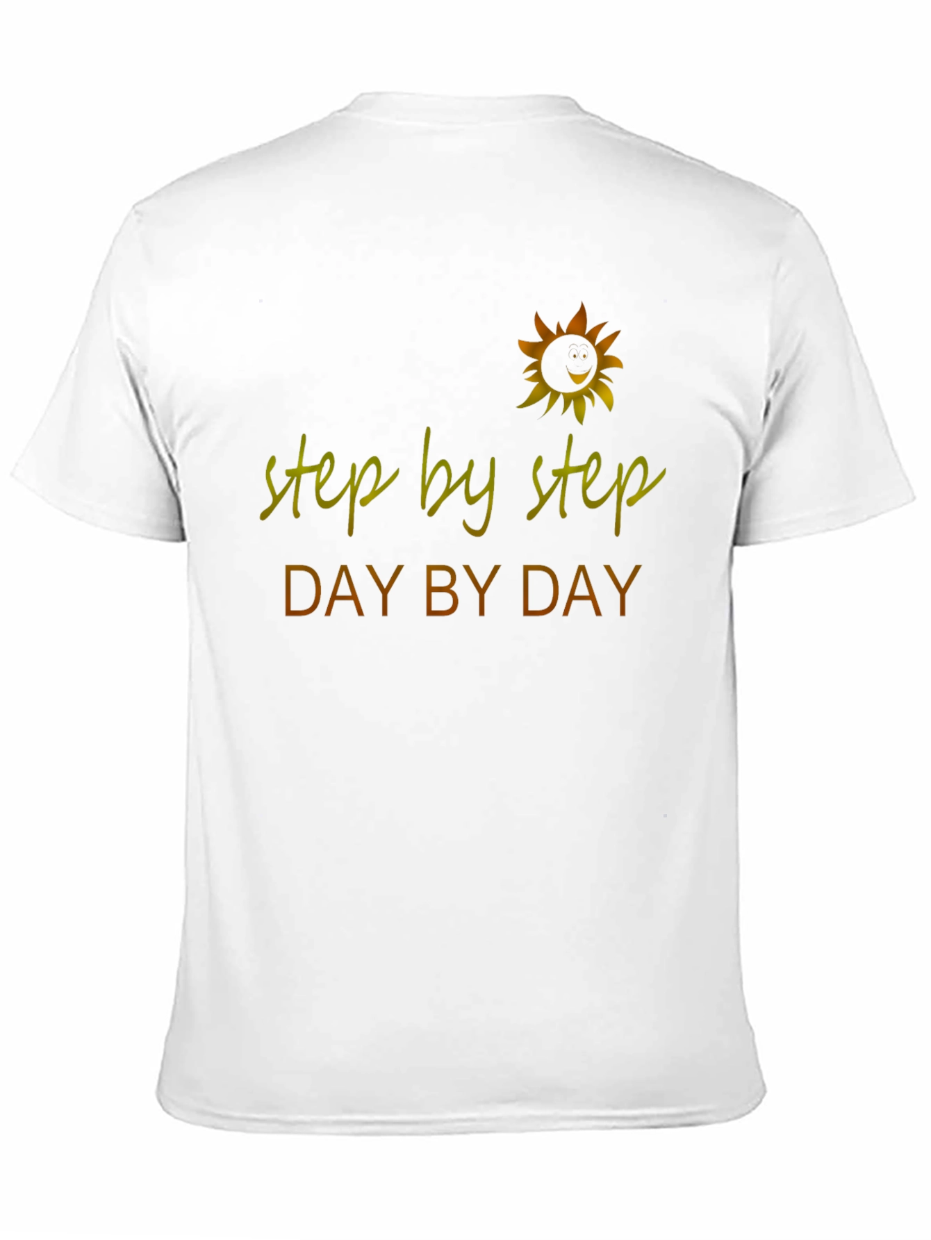 Black Step By Step Day By Day Black T-Shirt view 11