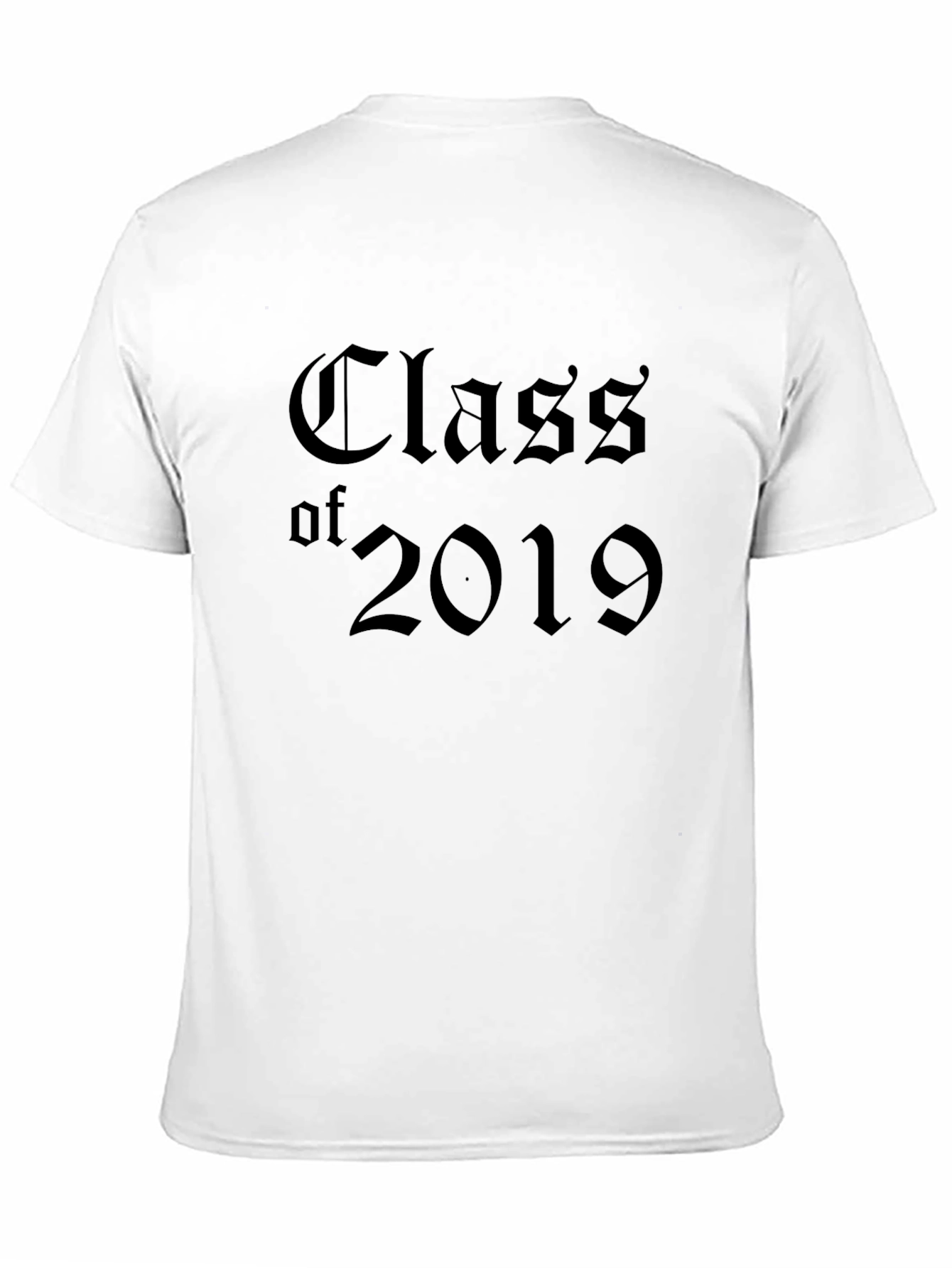 Black Class of 2019 Black T-Shirt view 11