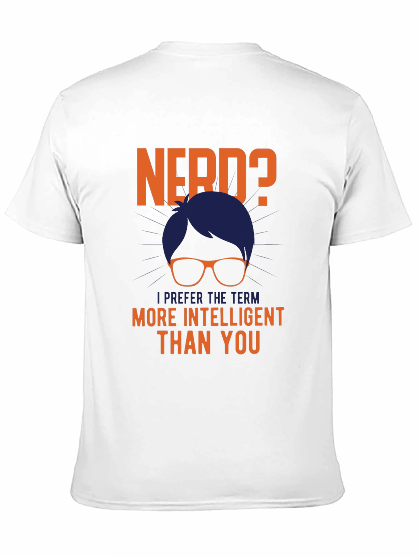 Black Nerd? Intelligent T-Shirt - Funny Geek Tee view 11